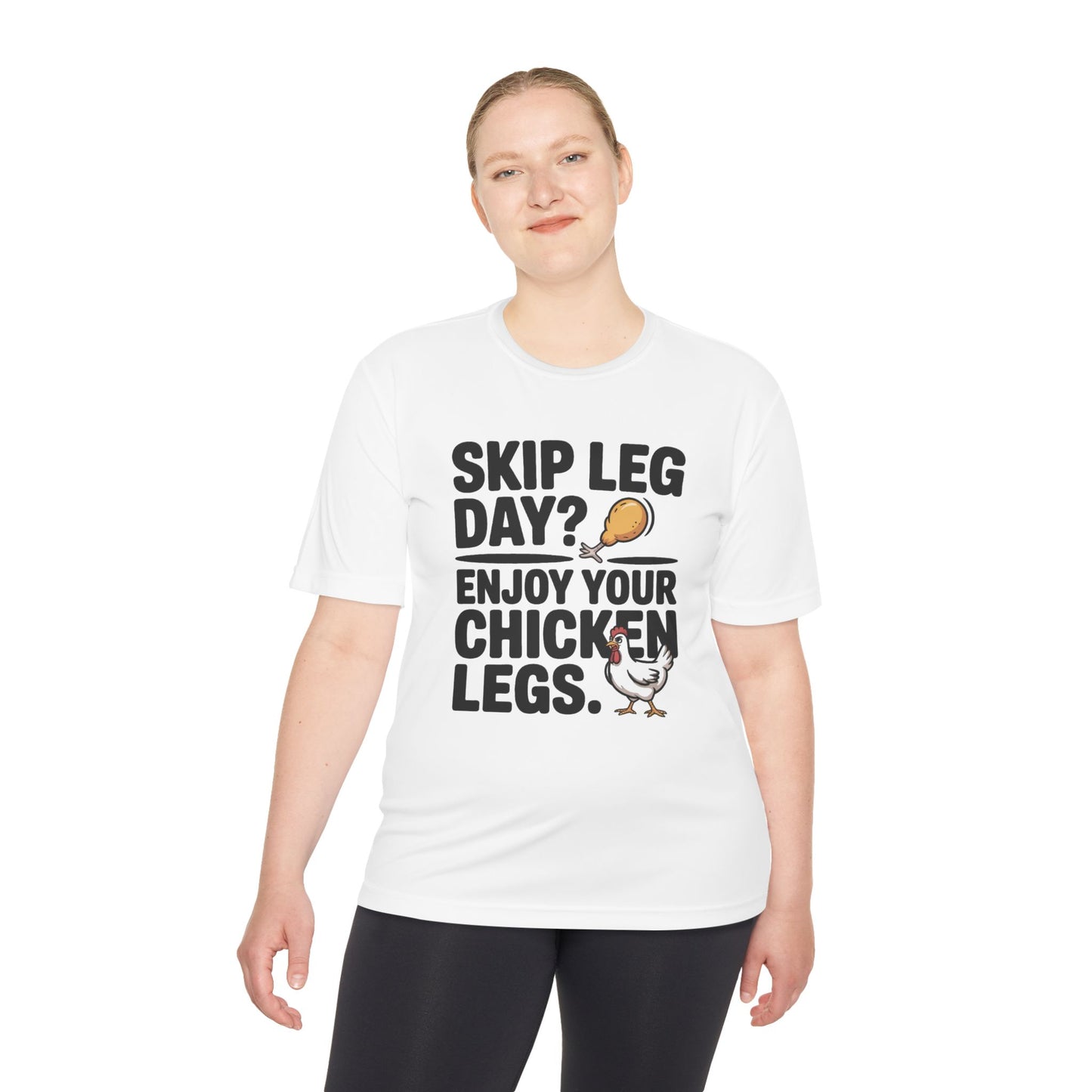 Skip Leg Day Tee Funny Fitness T-Shirt, Workout Humor Shirt, Unisex Sportswear, Gym Gift for Friends