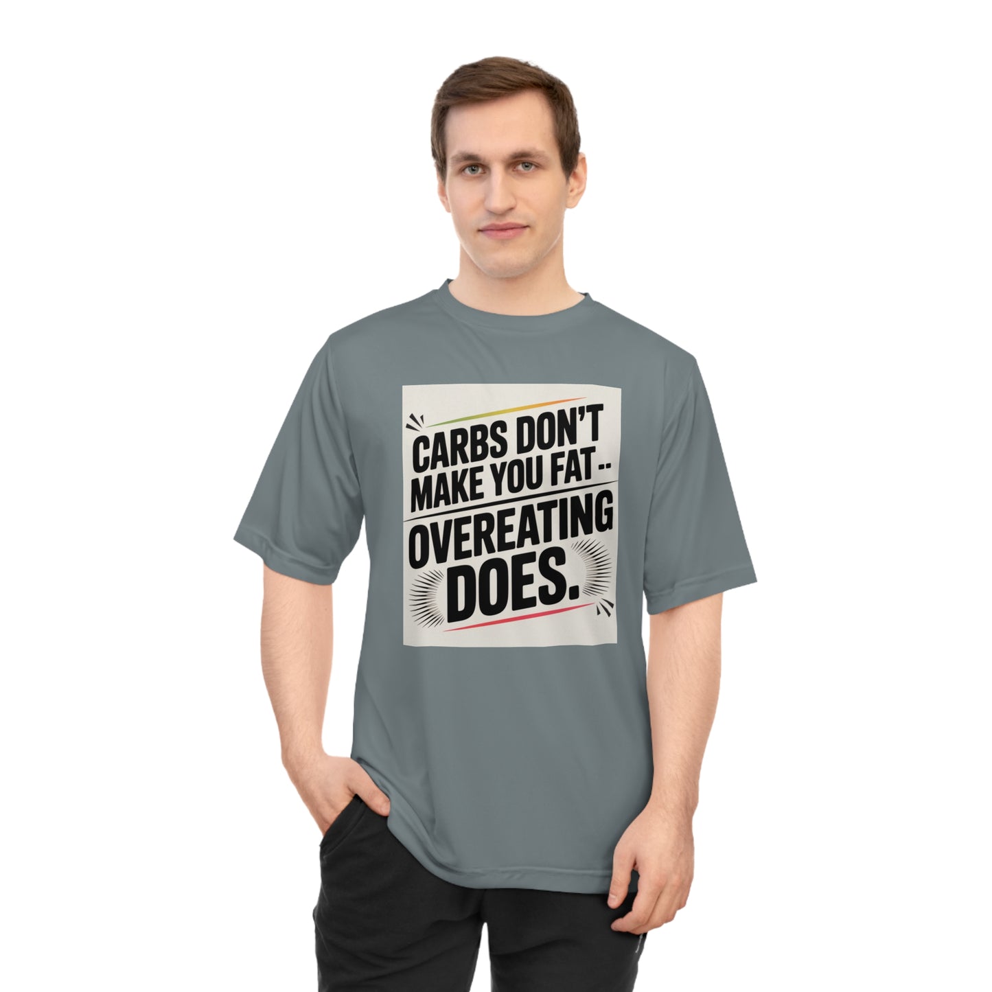Performance Motivational T-shirt with Fitness Quote, Gym Shirt, Workout Tee, Casual Athletic Wear, Gift for Fitness Lovers