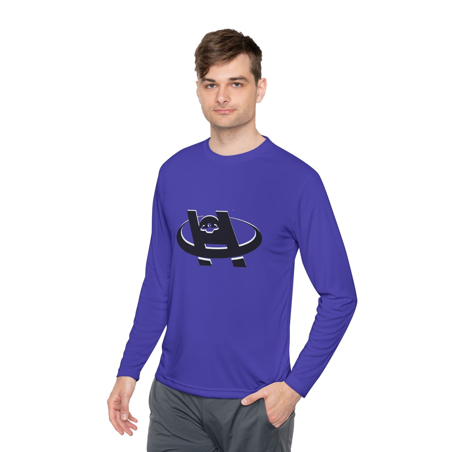 Unisex Hustle Health & Fitness Long Sleeve Tee - Fitness, Workout, Gym, Motivation, Sportswear