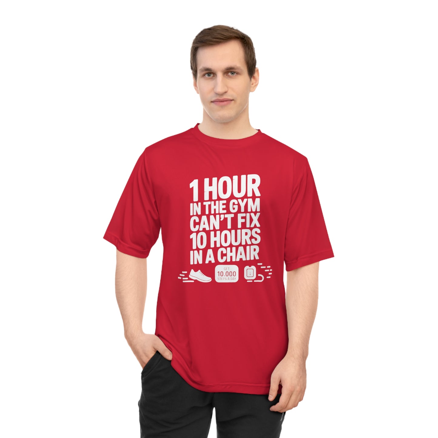 10,000 Steps Unisex Gym Motivation T-shirt - Fitness Gear, Workout Apparel, Exercise Tee, Casual Wear, Gift for Fitness Lovers - HustleHealthShop