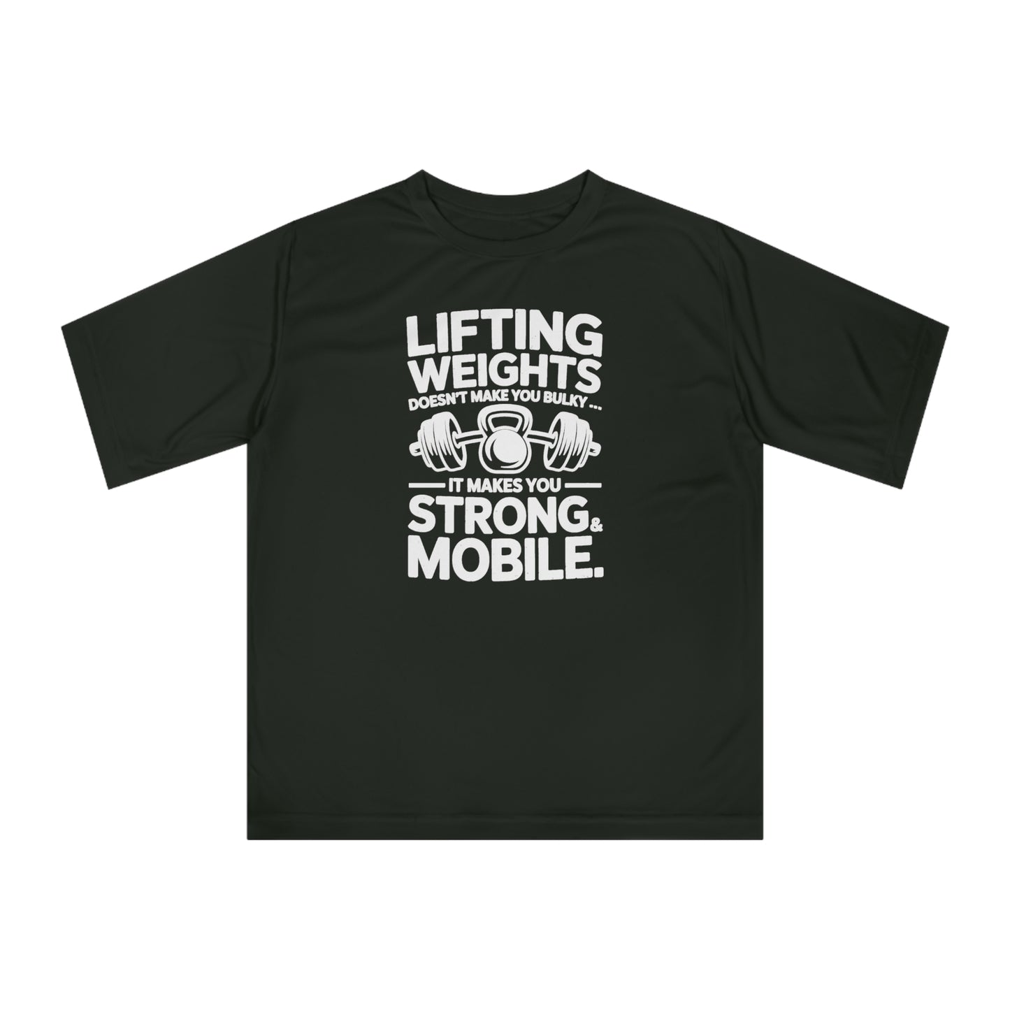 "LIFTING WEIGHTS "Unisex Performance Fitness T-shirt - Motivational Gym Wear, Workout Apparel, Gift for Gym Lovers, Lifting Tees, Active Lifestyle