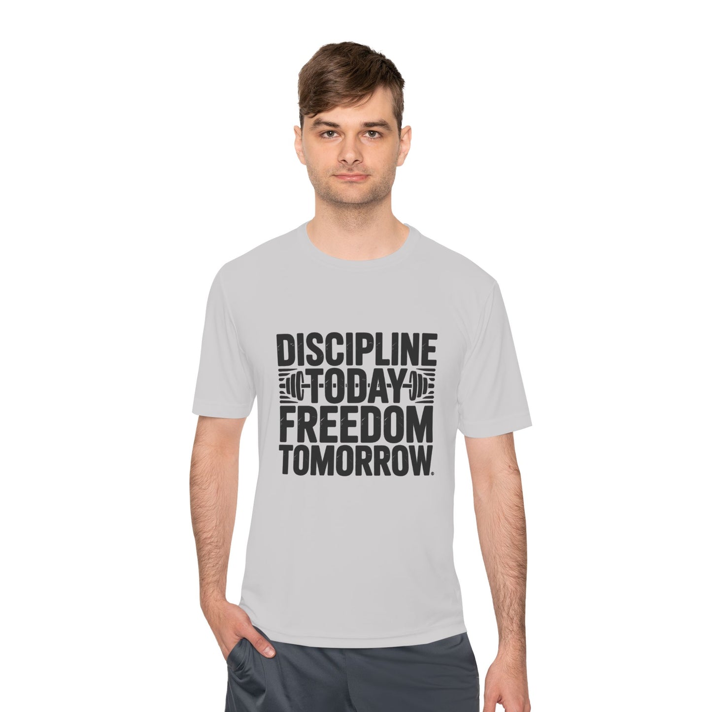Unisex Fitness Motivation Tee , Discipline Today Freedom Tomorrow | Gym Shirt, Workout Gear, Inspirational Tee, Activewear Gift, Sports Apparel