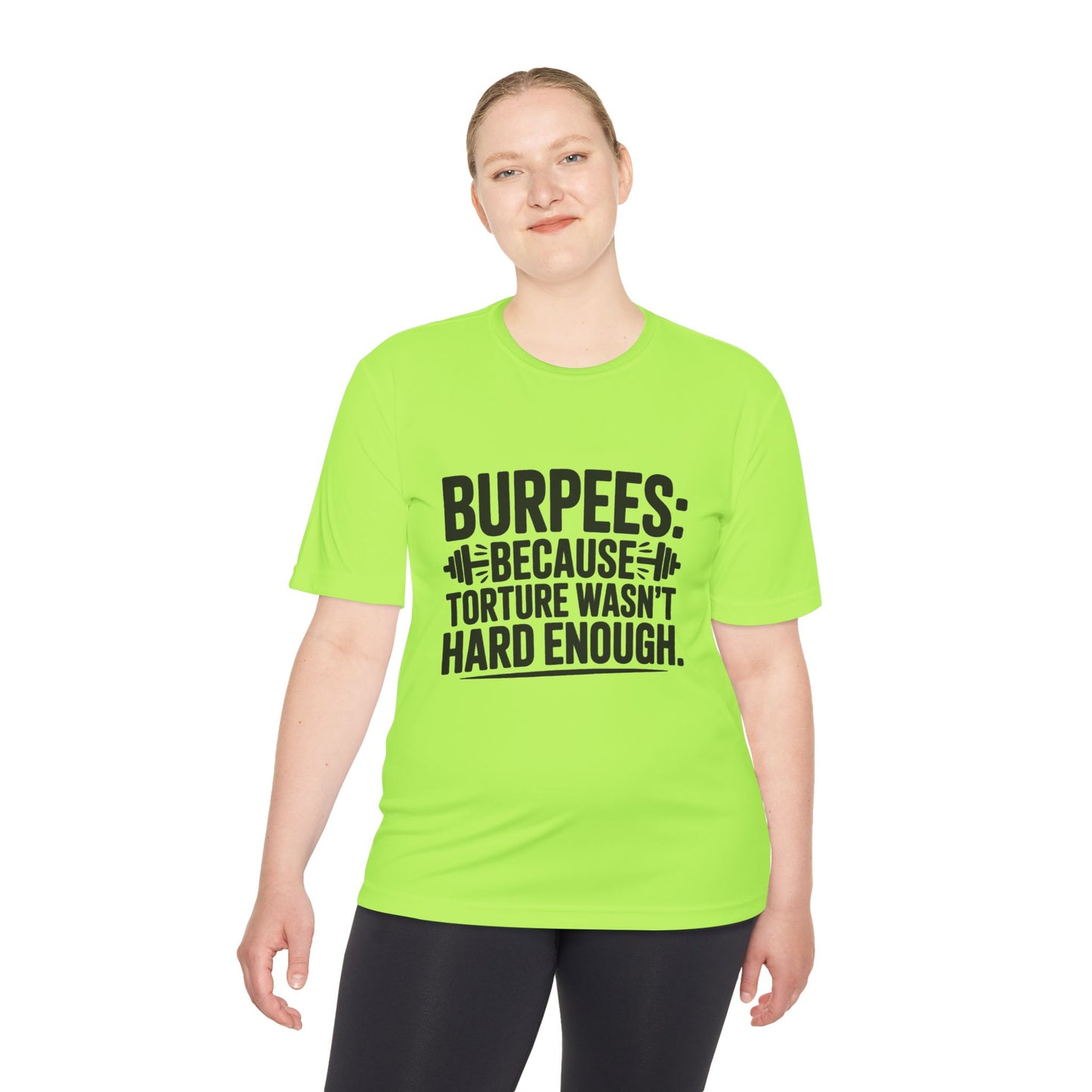 Unisex Workout Tee | Burpees Because Torture wasn't Good Enough Shirt | Fitness Gift | Gymwear | Sports Apparel | Exercise Top | Activewear