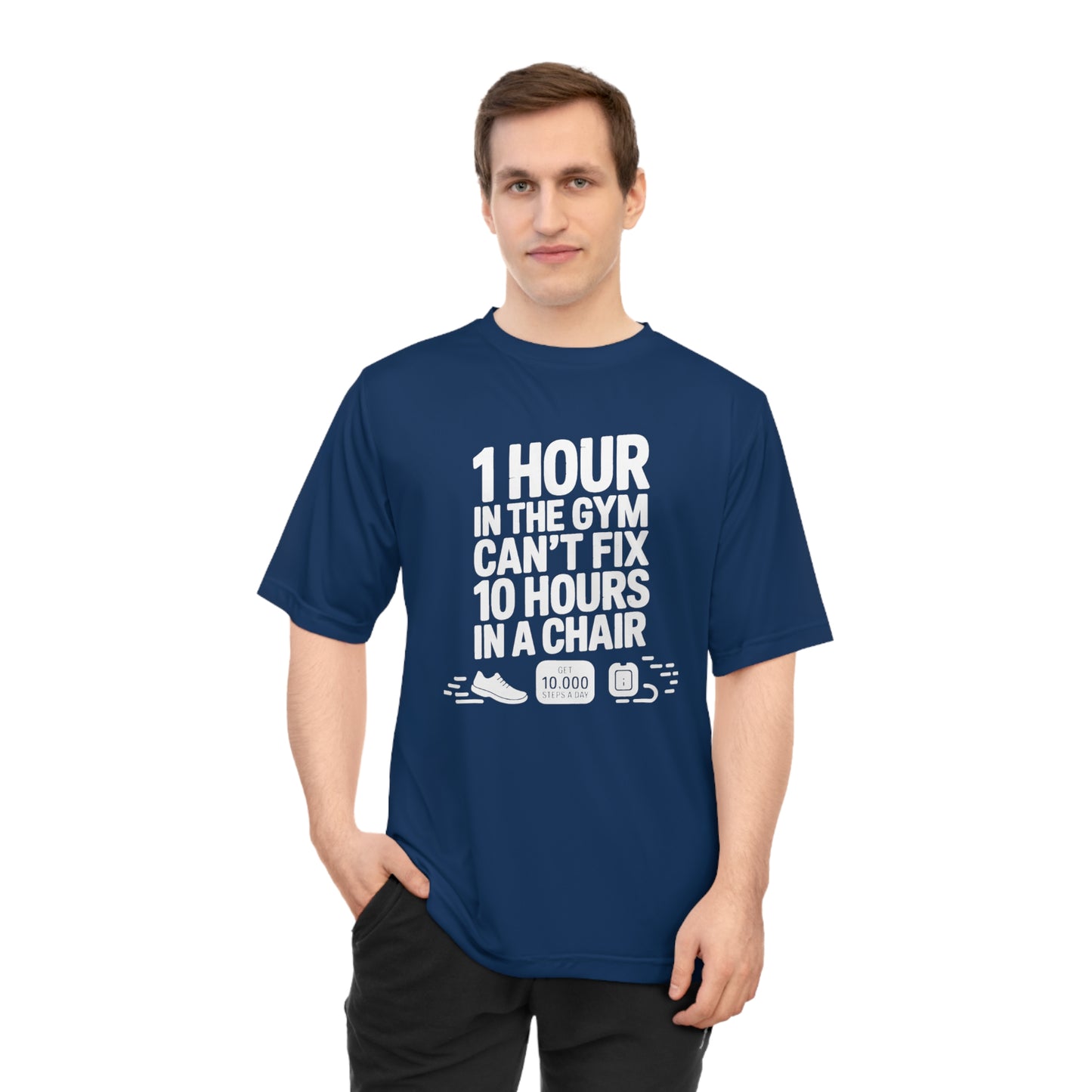 10,000 Steps Unisex Gym Motivation T-shirt - Fitness Gear, Workout Apparel, Exercise Tee, Casual Wear, Gift for Fitness Lovers - HustleHealthShop