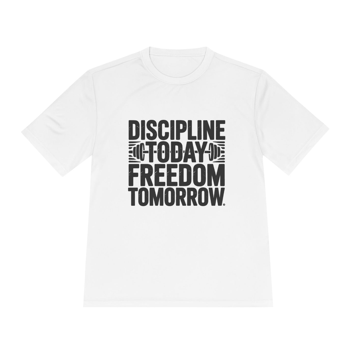 Unisex Fitness Motivation Tee , Discipline Today Freedom Tomorrow | Gym Shirt, Workout Gear, Inspirational Tee, Activewear Gift, Sports Apparel