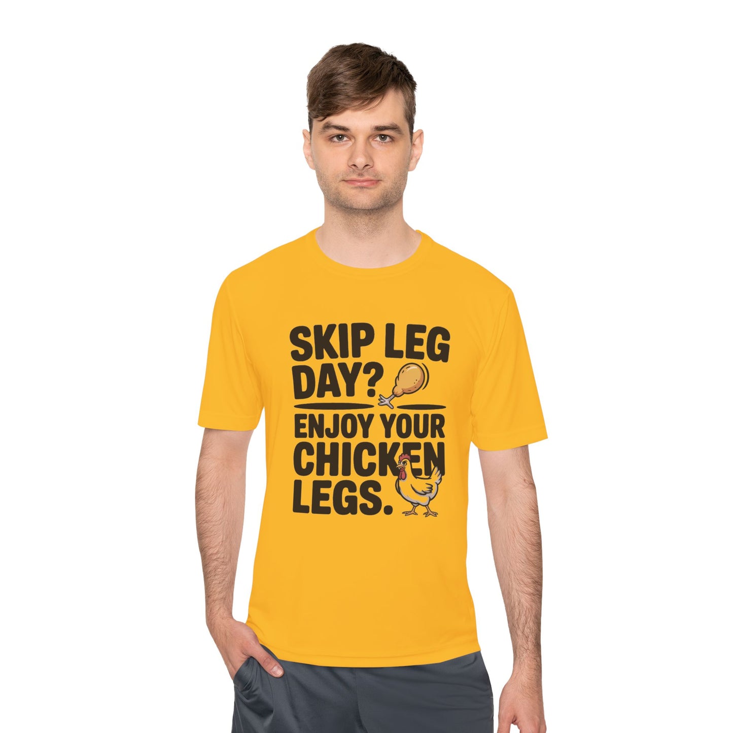 Skip Leg Day Tee Funny Fitness T-Shirt, Workout Humor Shirt, Unisex Sportswear, Gym Gift for Friends