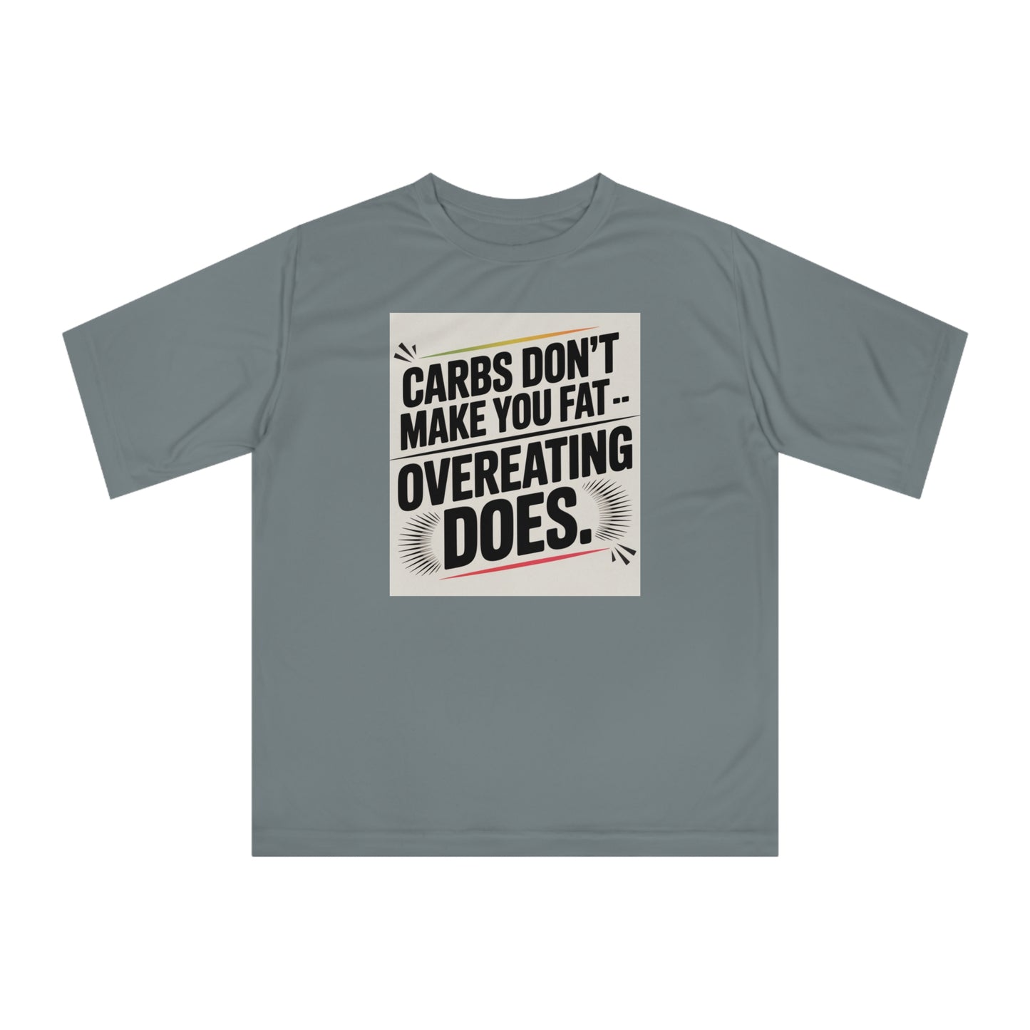 Performance Motivational T-shirt with Fitness Quote, Gym Shirt, Workout Tee, Casual Athletic Wear, Gift for Fitness Lovers