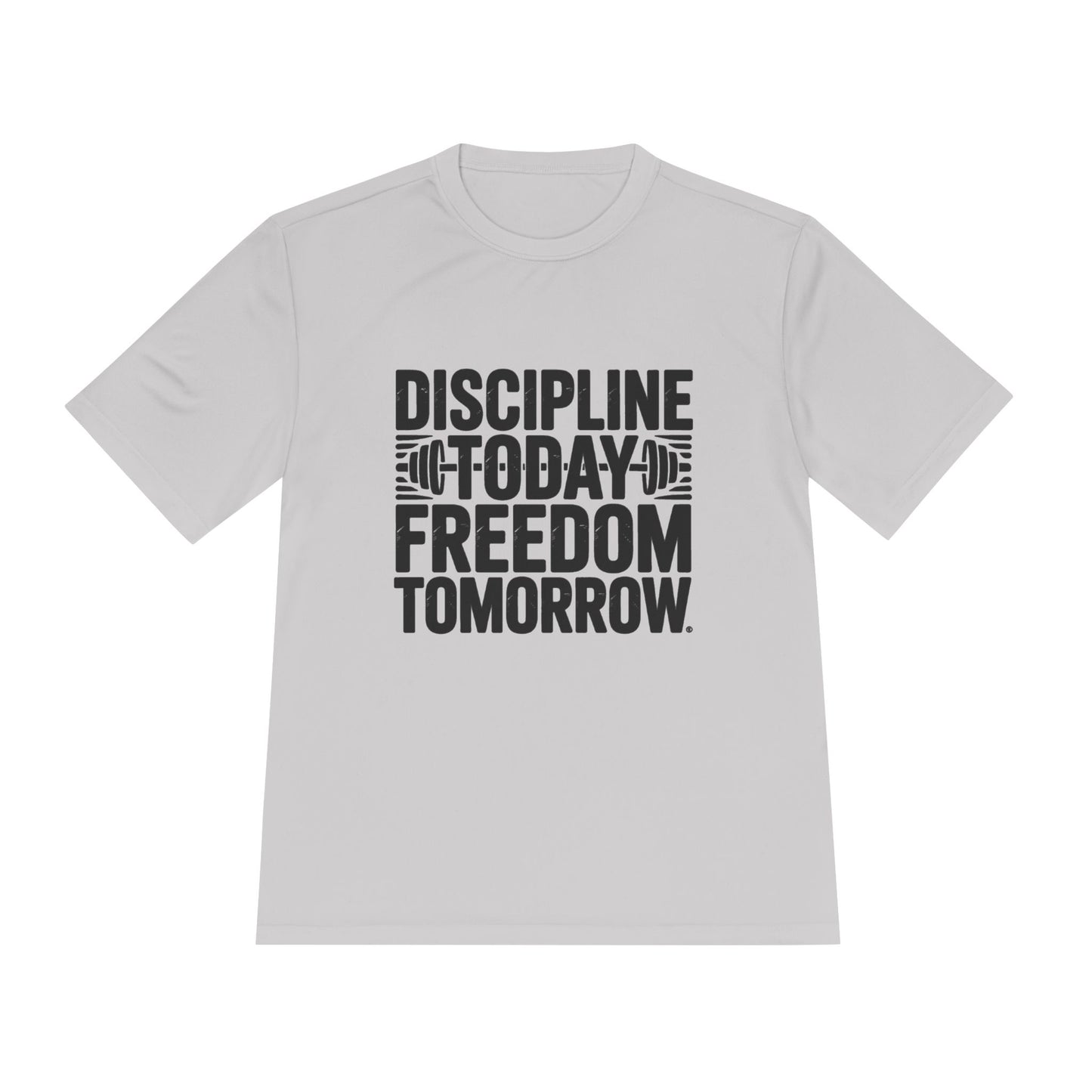 Unisex Fitness Motivation Tee , Discipline Today Freedom Tomorrow | Gym Shirt, Workout Gear, Inspirational Tee, Activewear Gift, Sports Apparel