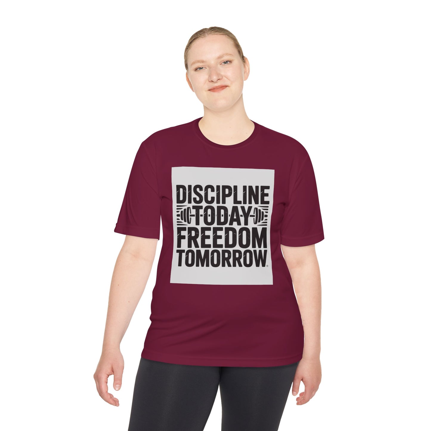 Discipline Today Freedom Tomorrow Motivational Workout Tee for Fitness Enthusiasts, Gym Wear, Inspiration Tee, Workout Top, Fitness Gift, Active Lifestyle Shirt