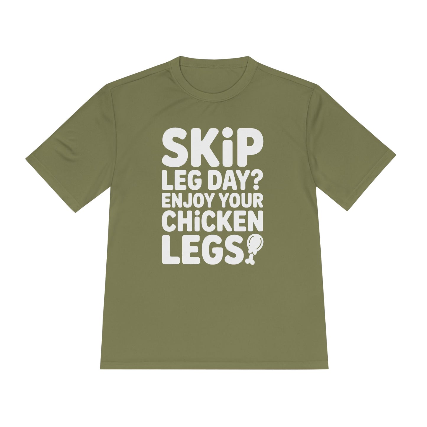 Skip Leg Day? Funny Unisex Tee, Workout Humor Shirt, Fitness Gift, Gym Apparel, Moisture Wicking T-Shirt for Fitness Lovers