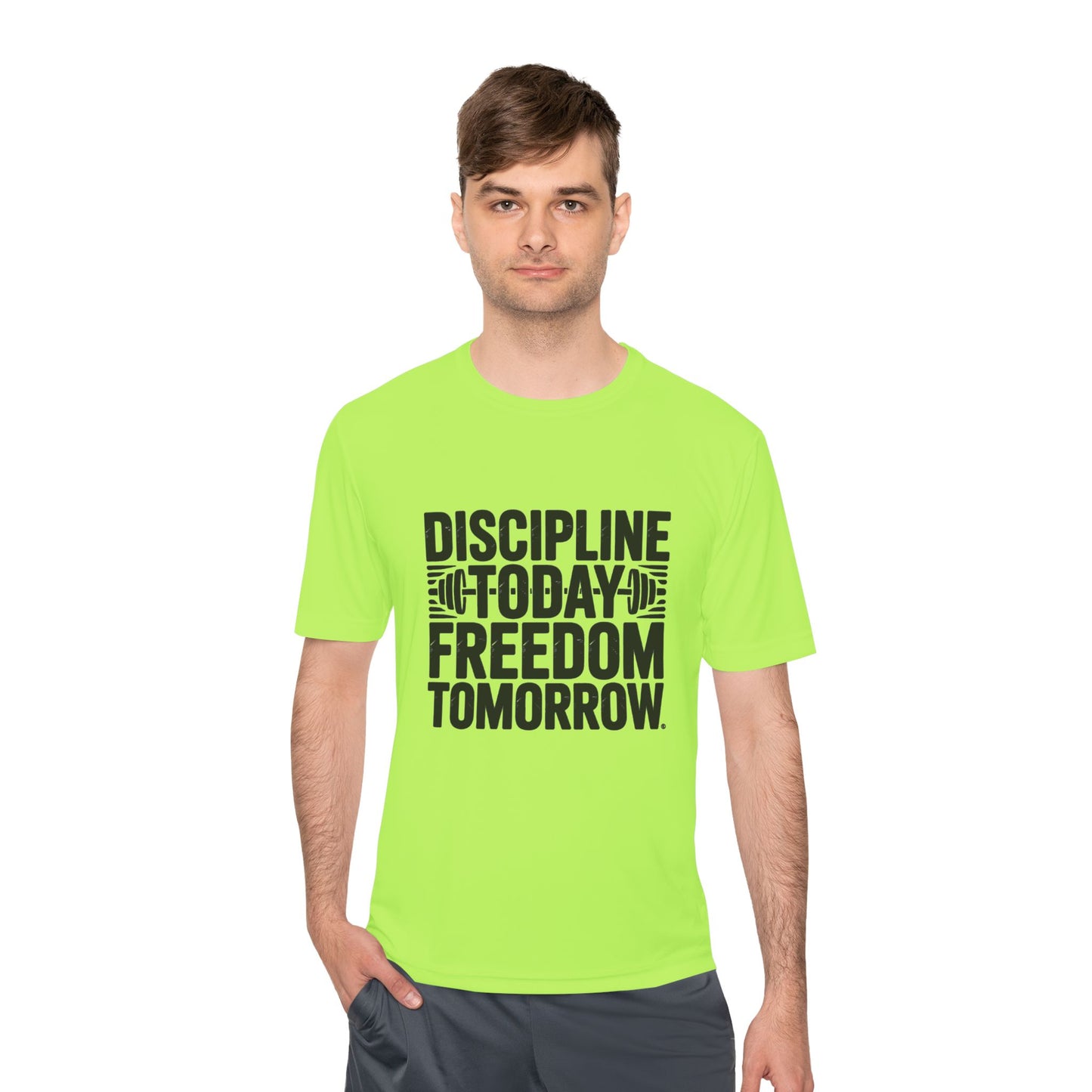 Unisex Fitness Motivation Tee , Discipline Today Freedom Tomorrow | Gym Shirt, Workout Gear, Inspirational Tee, Activewear Gift, Sports Apparel