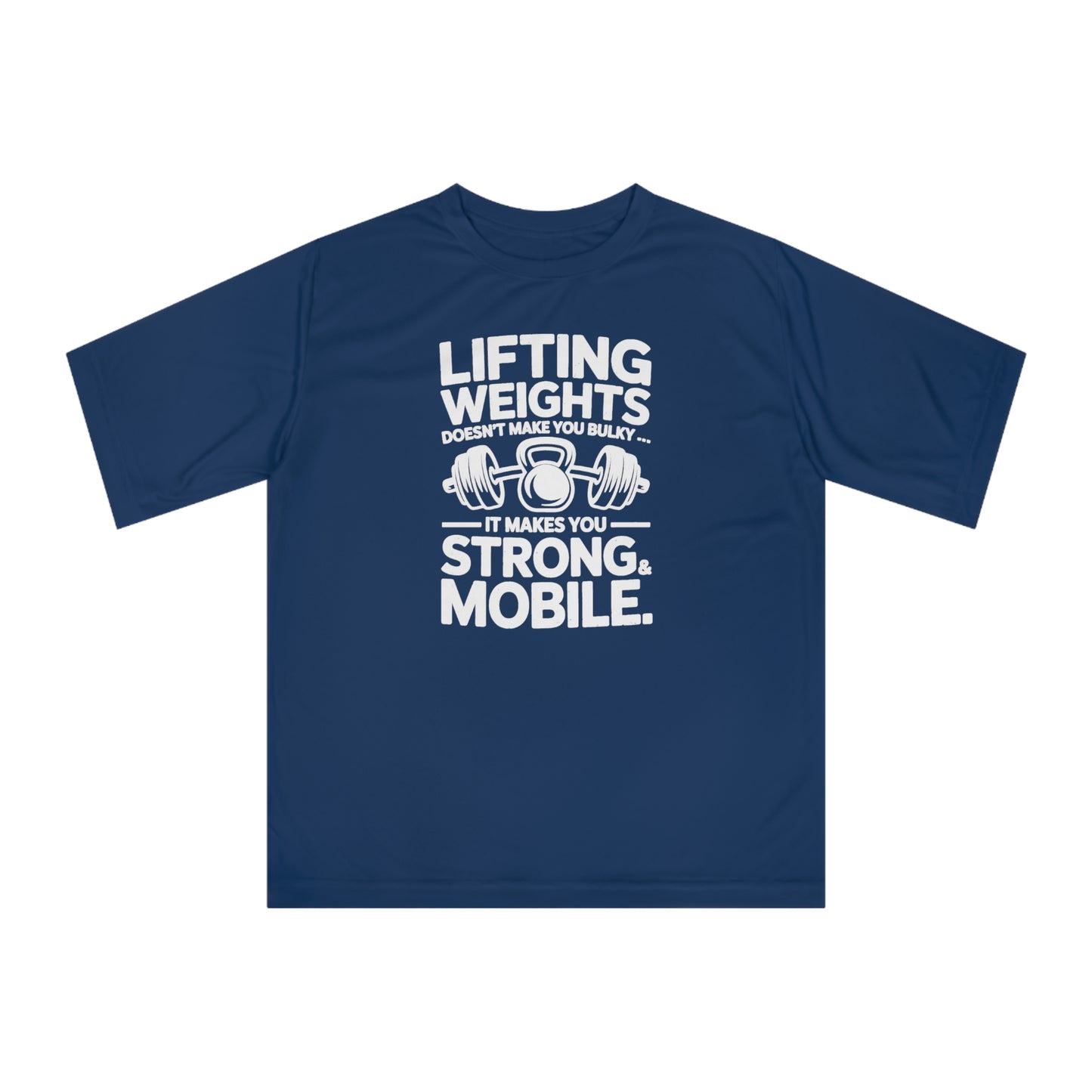 "LIFTING WEIGHTS "Unisex Performance Fitness T-shirt - Motivational Gym Wear, Workout Apparel, Gift for Gym Lovers, Lifting Tees, Active Lifestyle