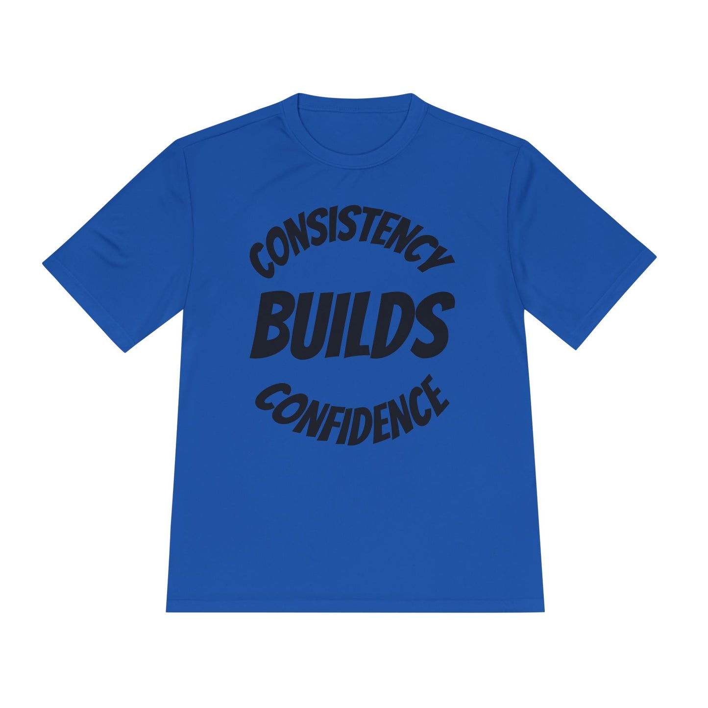 Motivational Fitness Tee - Consistency Builds Confidence, Workout Shirt, Sportswear, Activewear, Unisex Apparel - HustleHealthShop