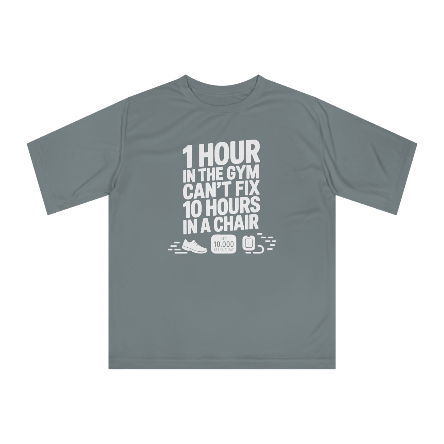 10,000 Steps Unisex Gym Motivation T-shirt - Fitness Gear, Workout Apparel, Exercise Tee, Casual Wear, Gift for Fitness Lovers - HustleHealthShop