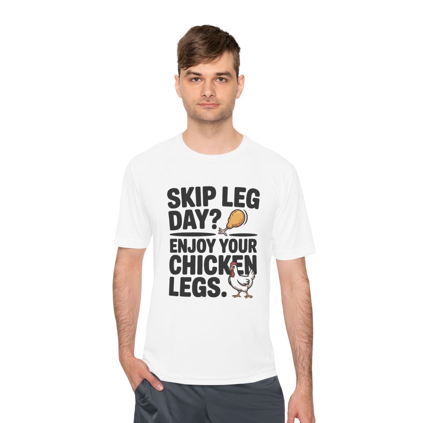 Skip Leg Day Tee Funny Fitness T-Shirt, Workout Humor Shirt, Unisex Sportswear, Gym Gift for Friends