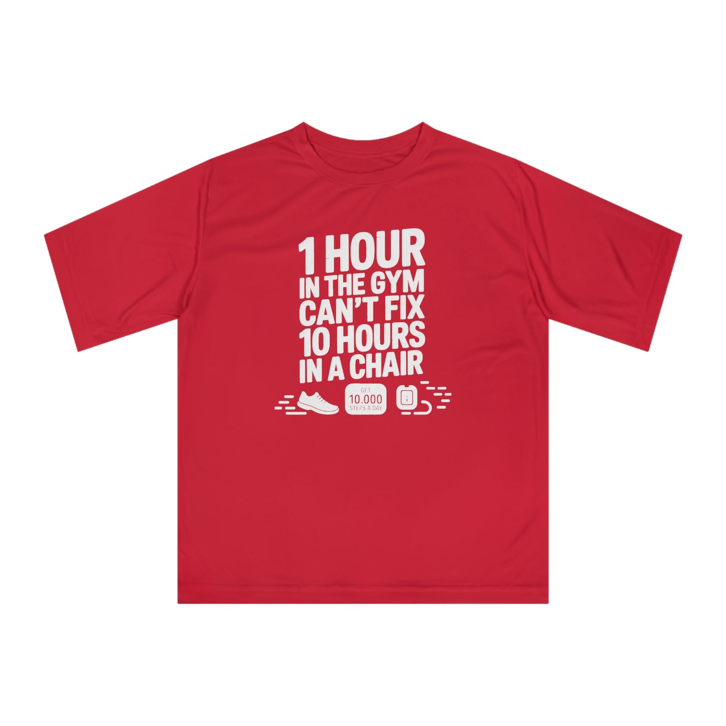 10,000 Steps Unisex Gym Motivation T-shirt - Fitness Gear, Workout Apparel, Exercise Tee, Casual Wear, Gift for Fitness Lovers - HustleHealthShop