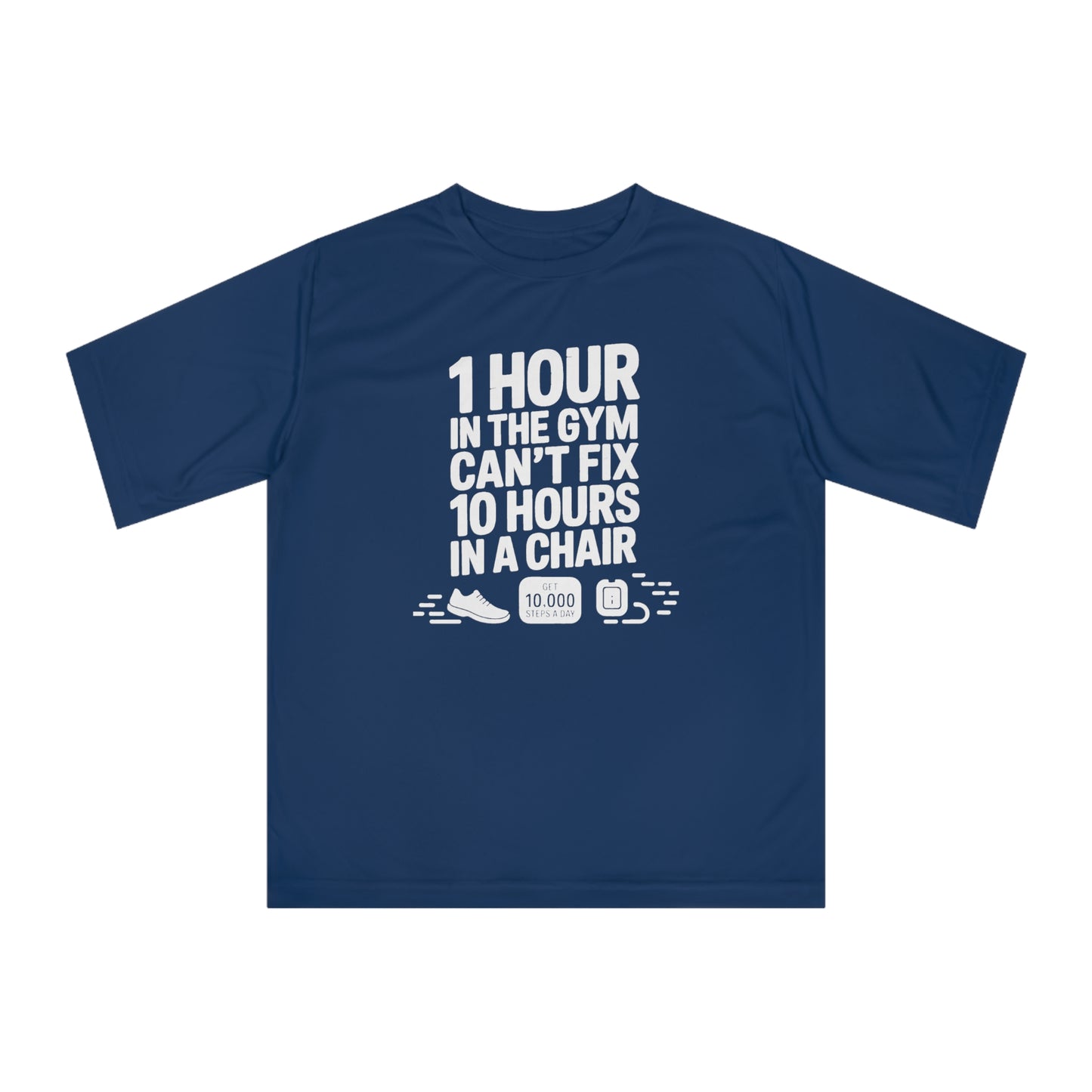 10,000 Steps Unisex Gym Motivation T-shirt - Fitness Gear, Workout Apparel, Exercise Tee, Casual Wear, Gift for Fitness Lovers - HustleHealthShop