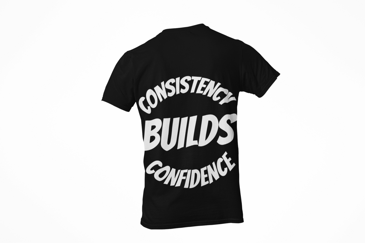 Confidence Build Moisture Wicking Tee, Consistency Builds Confidence | Athletic T-Shirt | Gym Wear | Fitness Apparel | Workout Gear | Motivational Shirt - HustleHealthShop