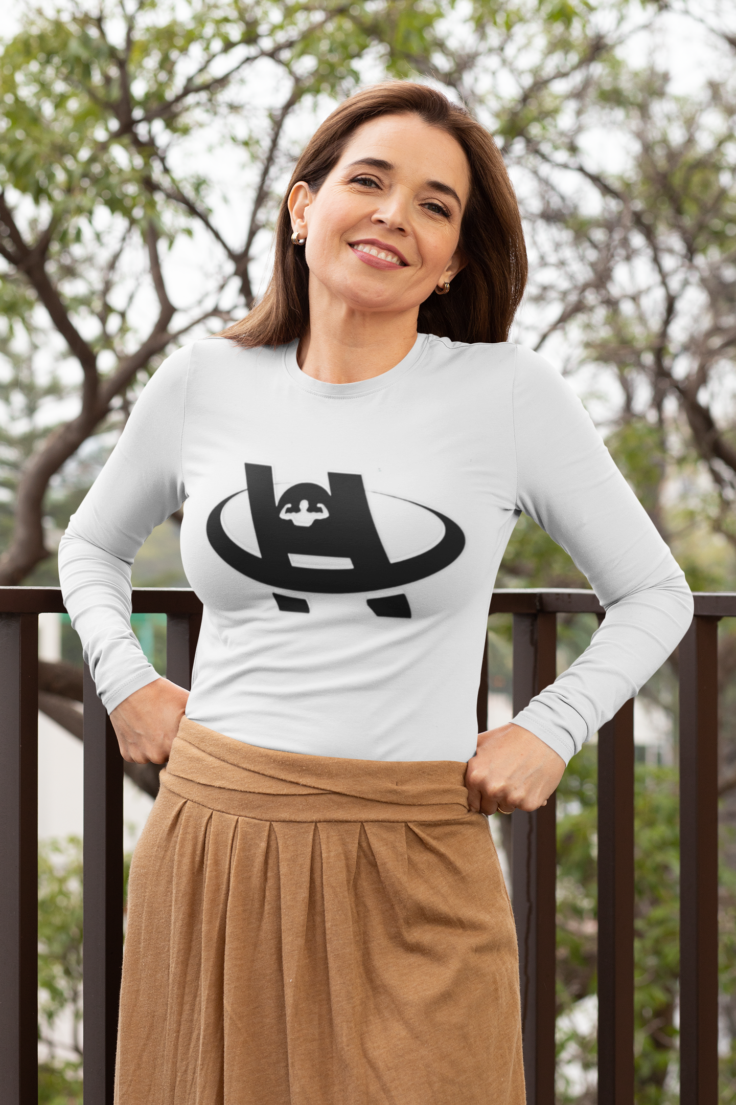 Unisex Hustle Health & Fitness Long Sleeve Tee - Fitness, Workout, Gym, Motivation, Sportswear