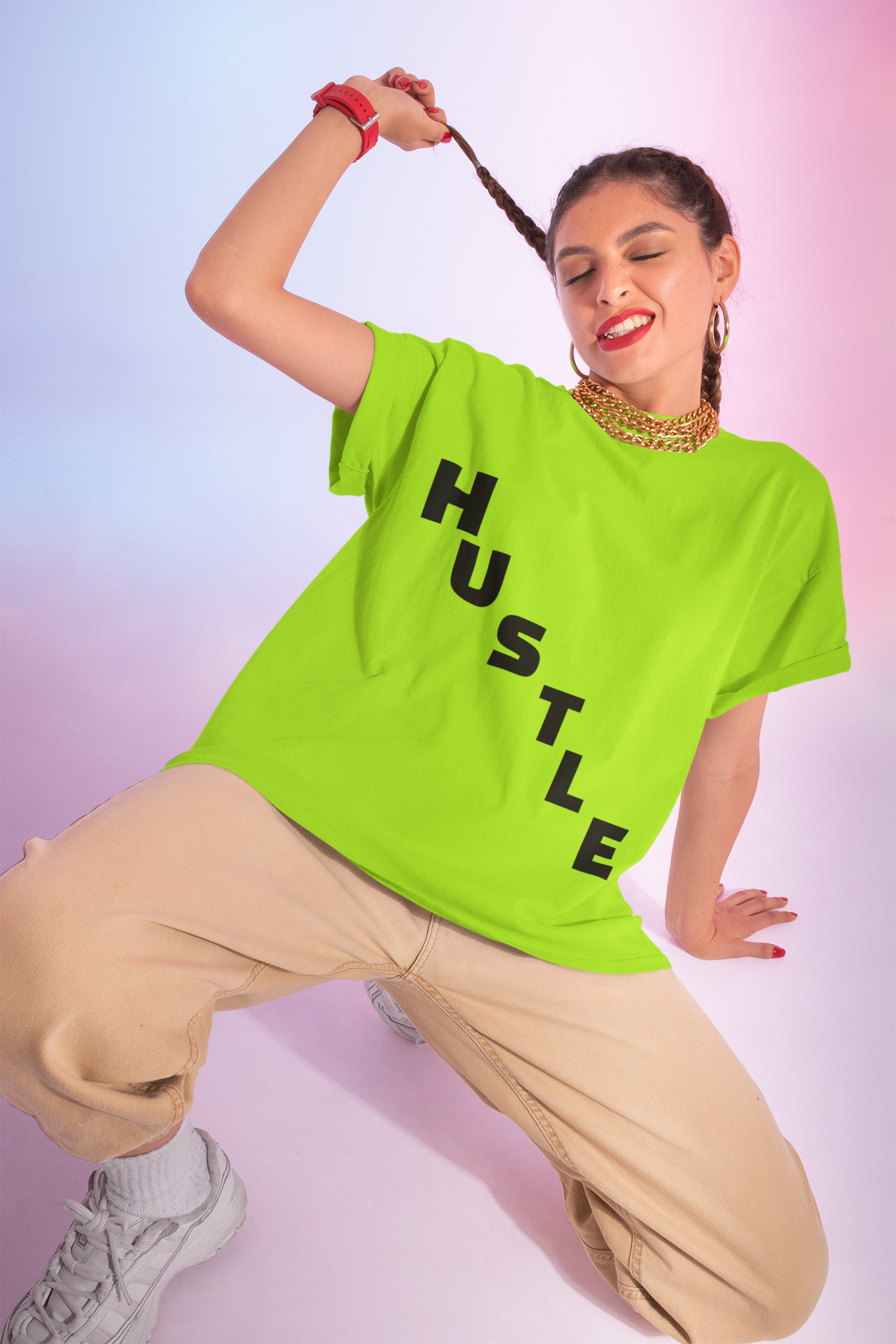 Hustle Unisex Moisture Wicking Tee, Workout Shirt, Athletic Wear, Gift for Fitness Enthusiasts, Motivational Tee, Casual Activewear