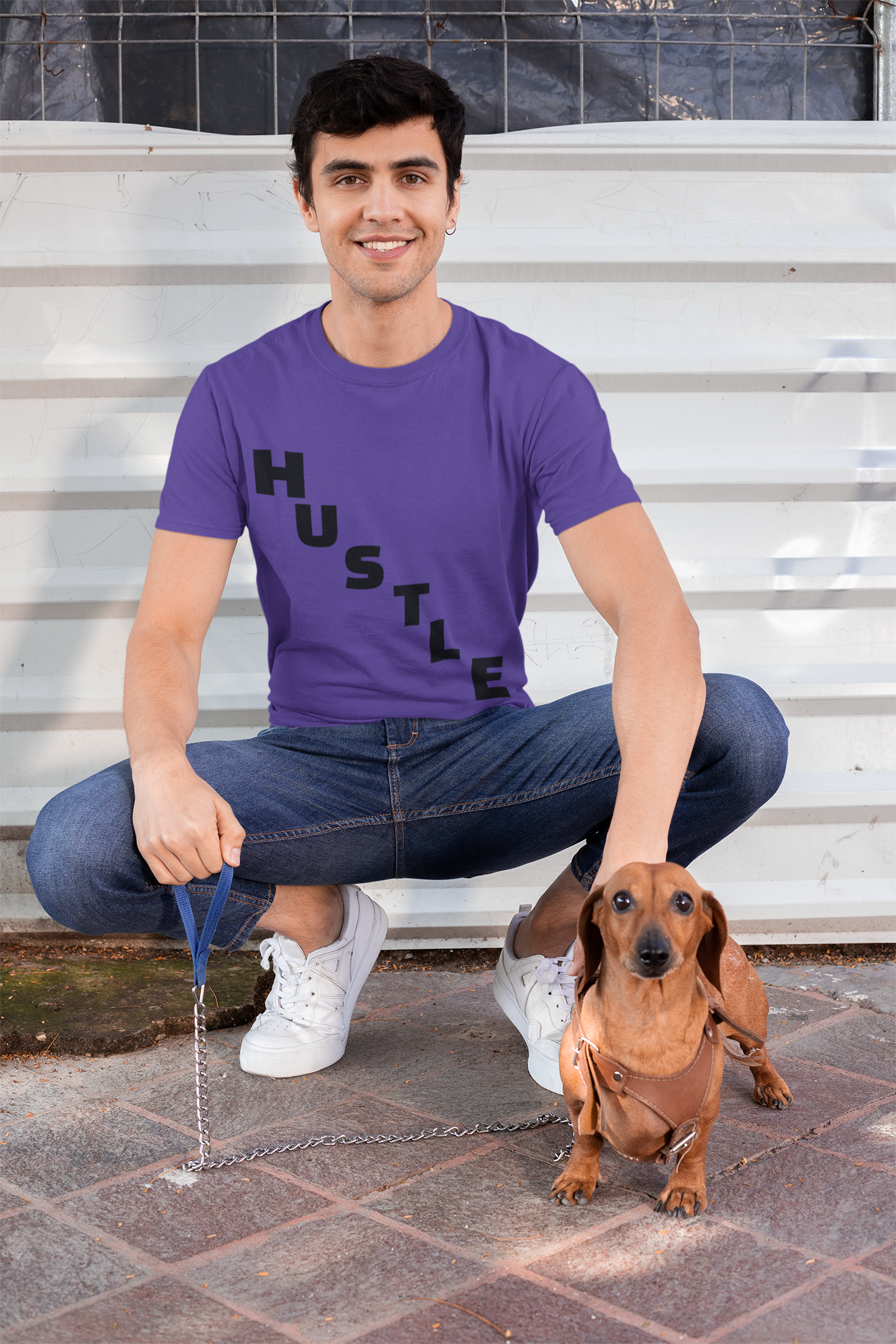 Hustle Unisex Moisture Wicking Tee, Workout Shirt, Athletic Wear, Gift for Fitness Enthusiasts, Motivational Tee, Casual Activewear