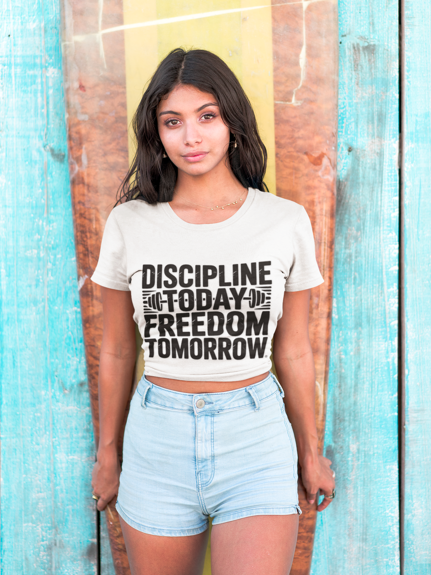 Unisex Fitness Motivation Tee , Discipline Today Freedom Tomorrow | Gym Shirt, Workout Gear, Inspirational Tee, Activewear Gift, Sports Apparel