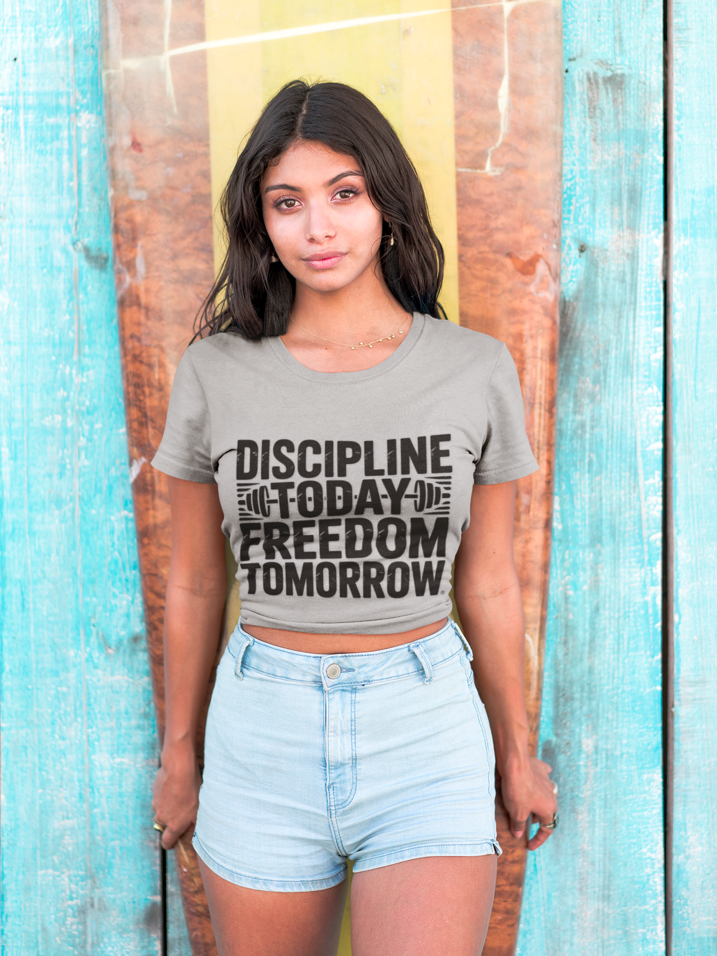 Unisex Fitness Motivation Tee , Discipline Today Freedom Tomorrow | Gym Shirt, Workout Gear, Inspirational Tee, Activewear Gift, Sports Apparel