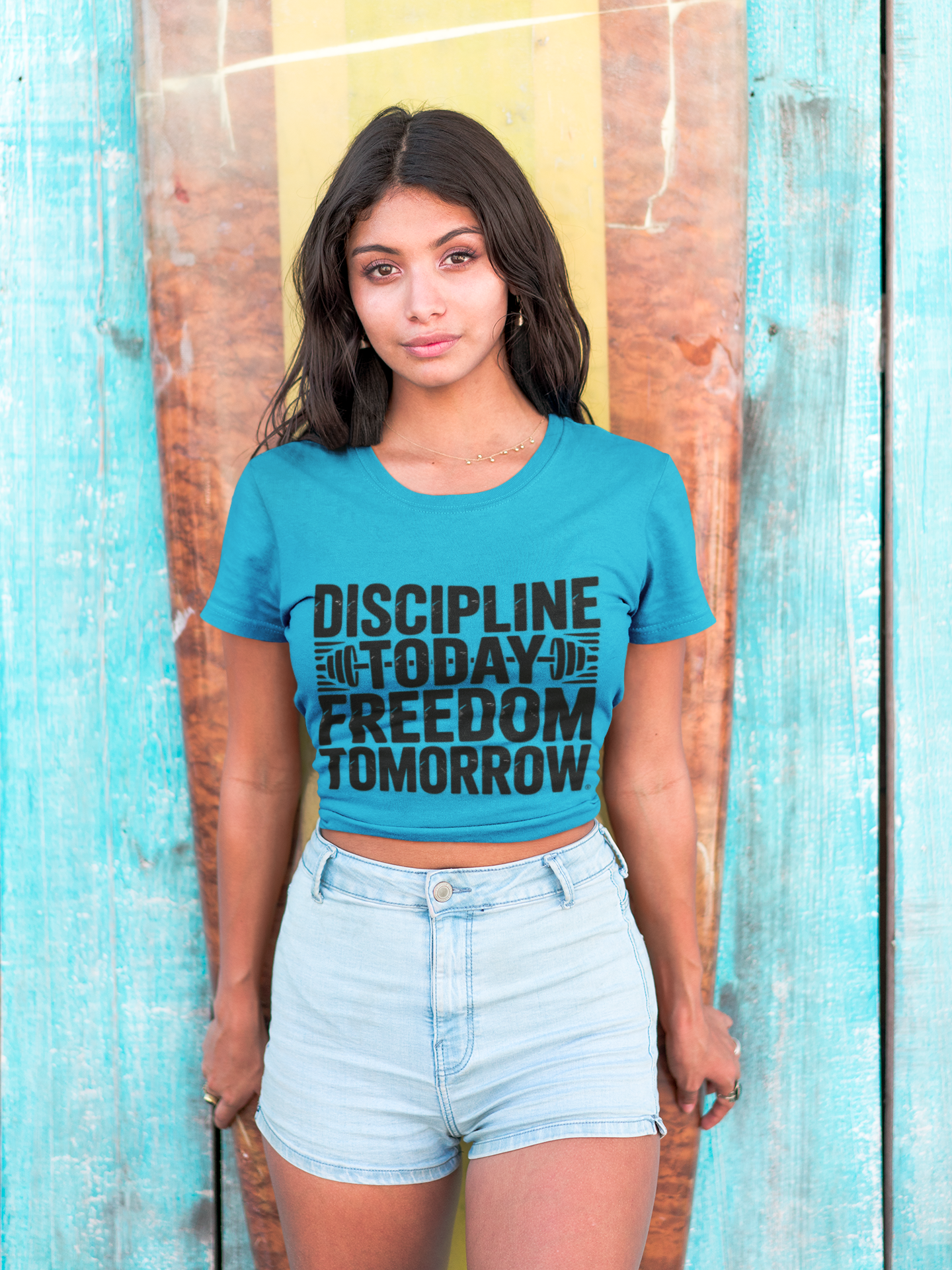 Unisex Fitness Motivation Tee , Discipline Today Freedom Tomorrow | Gym Shirt, Workout Gear, Inspirational Tee, Activewear Gift, Sports Apparel