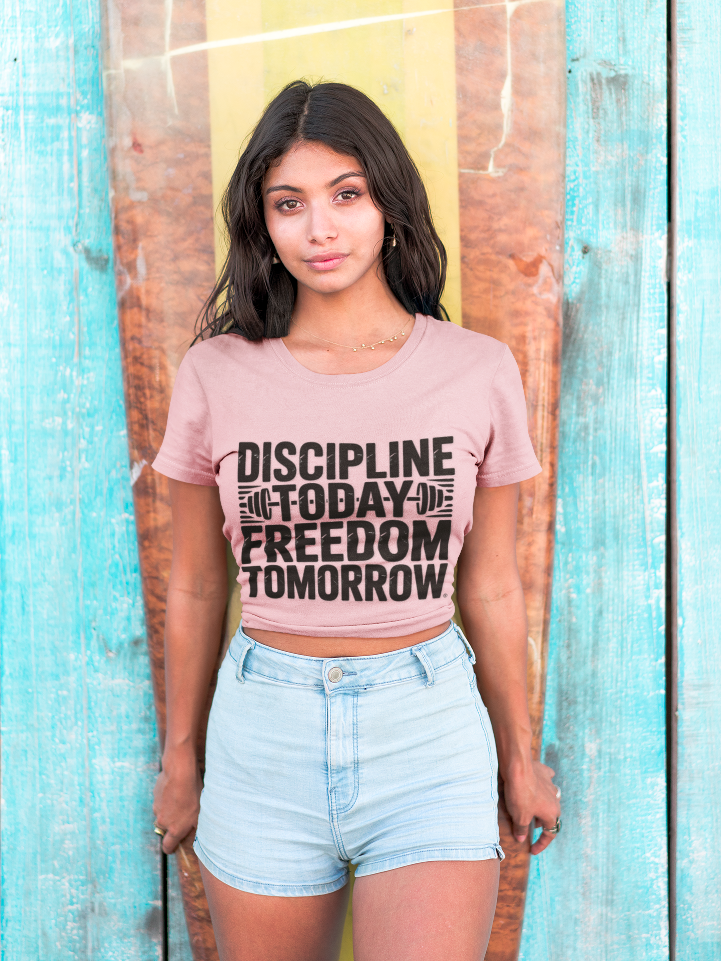 Unisex Fitness Motivation Tee , Discipline Today Freedom Tomorrow | Gym Shirt, Workout Gear, Inspirational Tee, Activewear Gift, Sports Apparel