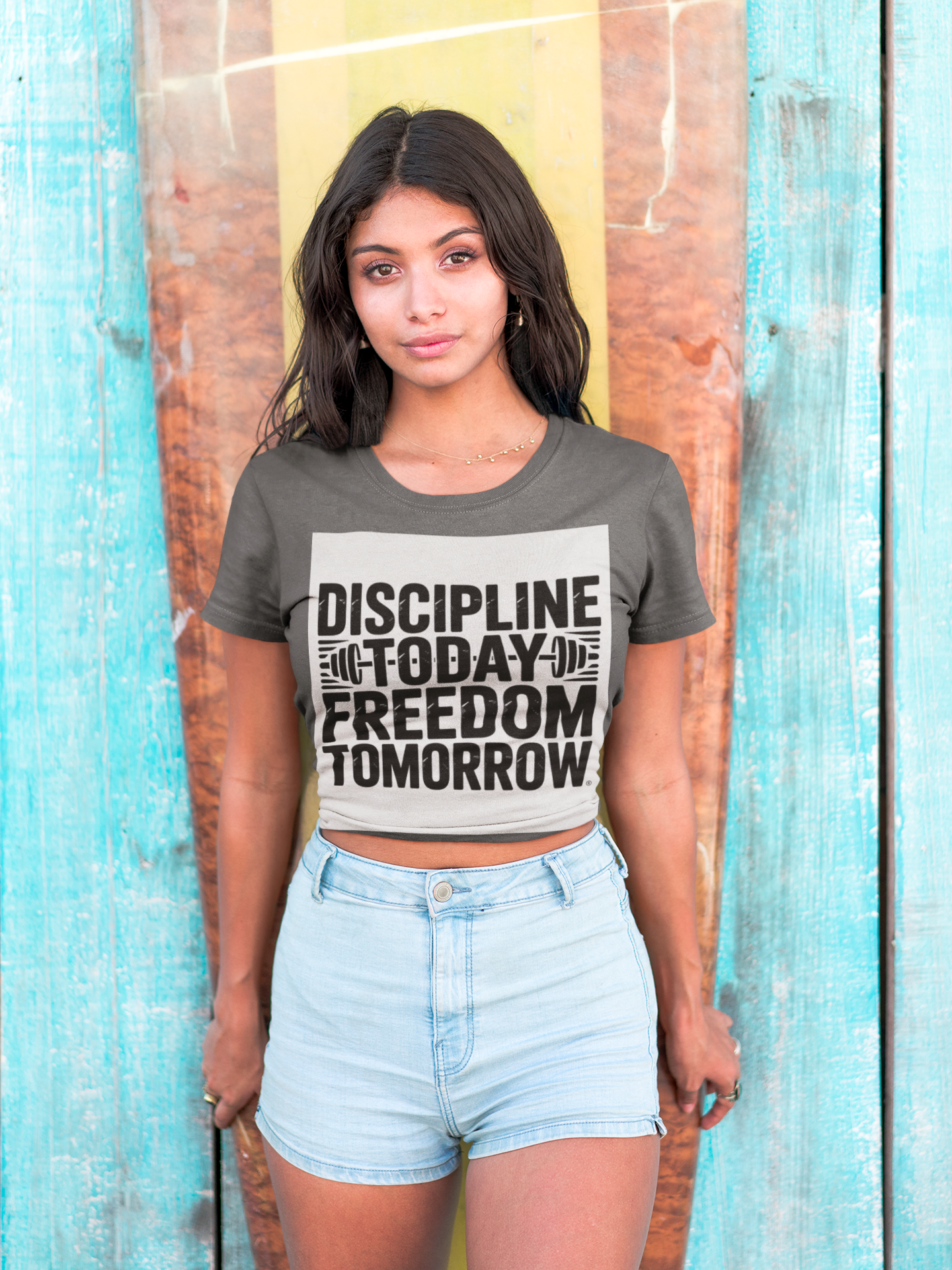 Discipline Today Freedom Tomorrow Motivational Workout Tee for Fitness Enthusiasts, Gym Wear, Inspiration Tee, Workout Top, Fitness Gift, Active Lifestyle Shirt