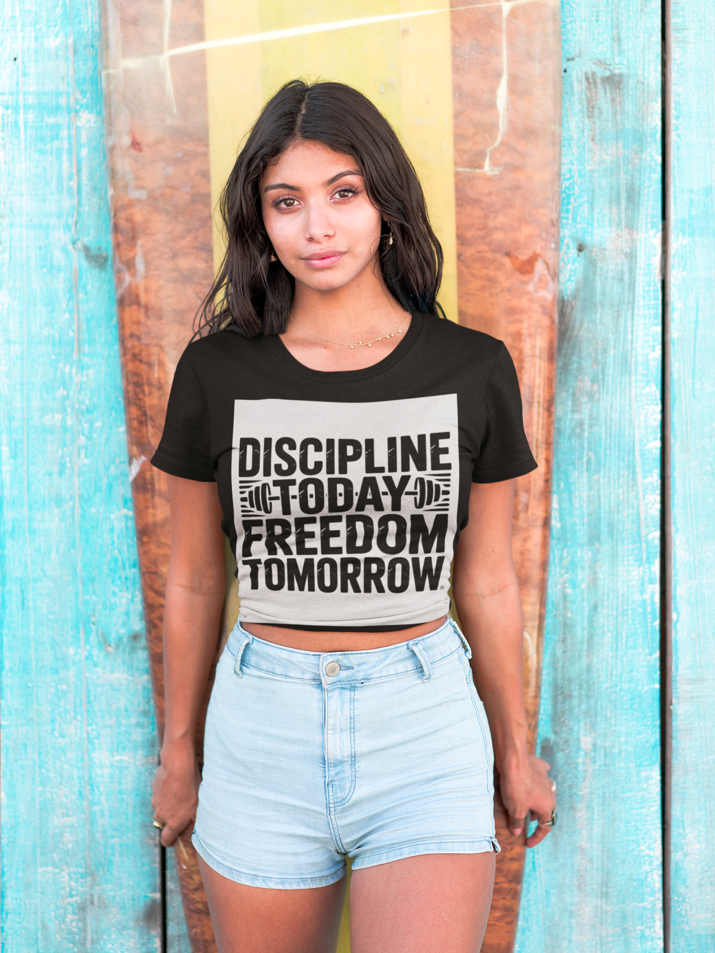 Discipline Today Freedom Tomorrow Motivational Workout Tee for Fitness Enthusiasts, Gym Wear, Inspiration Tee, Workout Top, Fitness Gift, Active Lifestyle Shirt