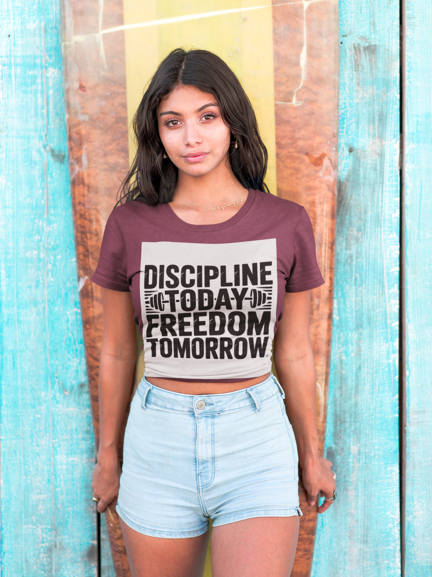 Discipline Today Freedom Tomorrow Motivational Workout Tee for Fitness Enthusiasts, Gym Wear, Inspiration Tee, Workout Top, Fitness Gift, Active Lifestyle Shirt