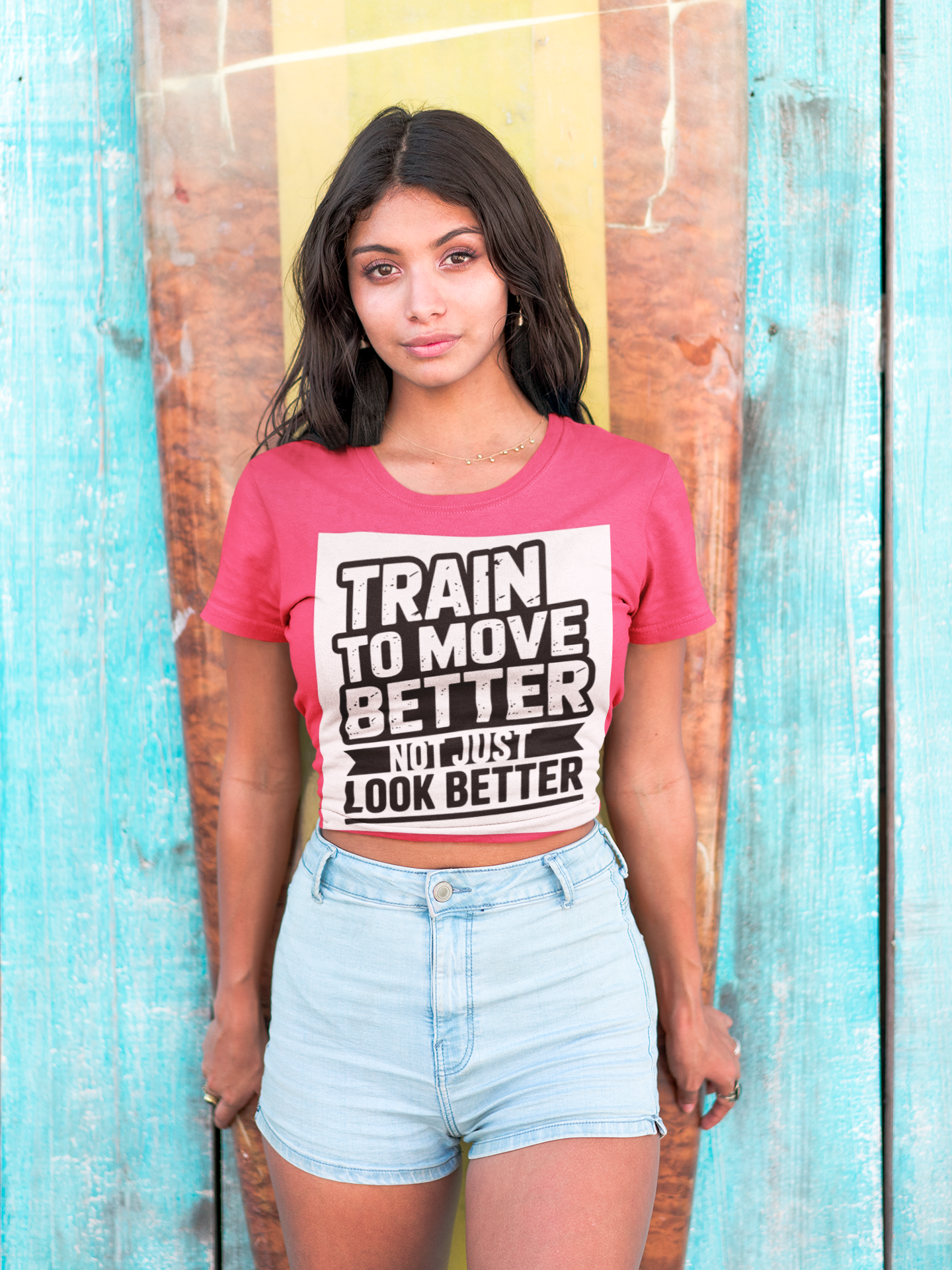 Train to Move Better Unisex Moisture Wicking Tee, Workout Shirt, Fitness Apparel, Gym Wardrobe, Motivational T-Shirt, Activewear