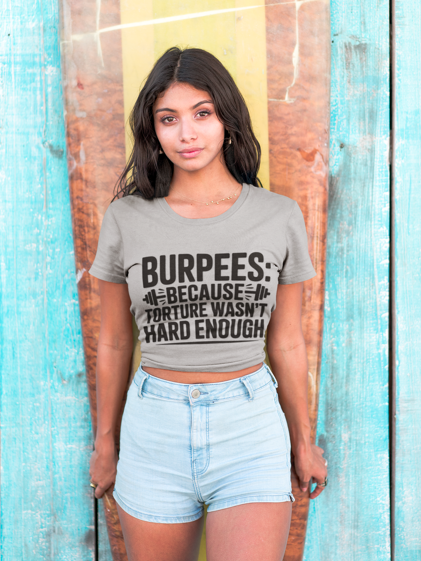 Unisex Workout Tee | Burpees Because Torture wasn't Good Enough Shirt | Fitness Gift | Gymwear | Sports Apparel | Exercise Top | Activewear