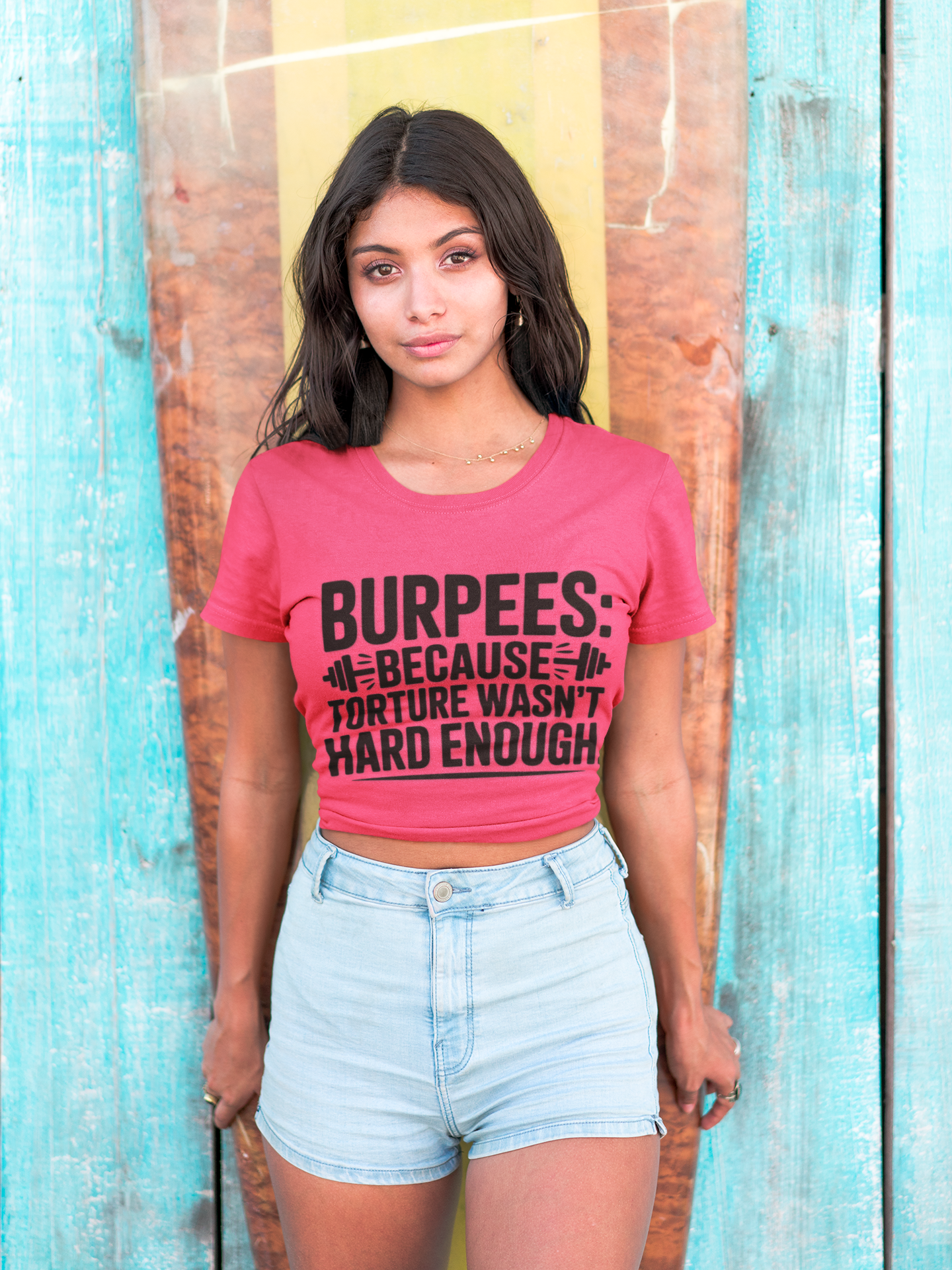 Unisex Workout Tee | Burpees Because Torture wasn't Good Enough Shirt | Fitness Gift | Gymwear | Sports Apparel | Exercise Top | Activewear