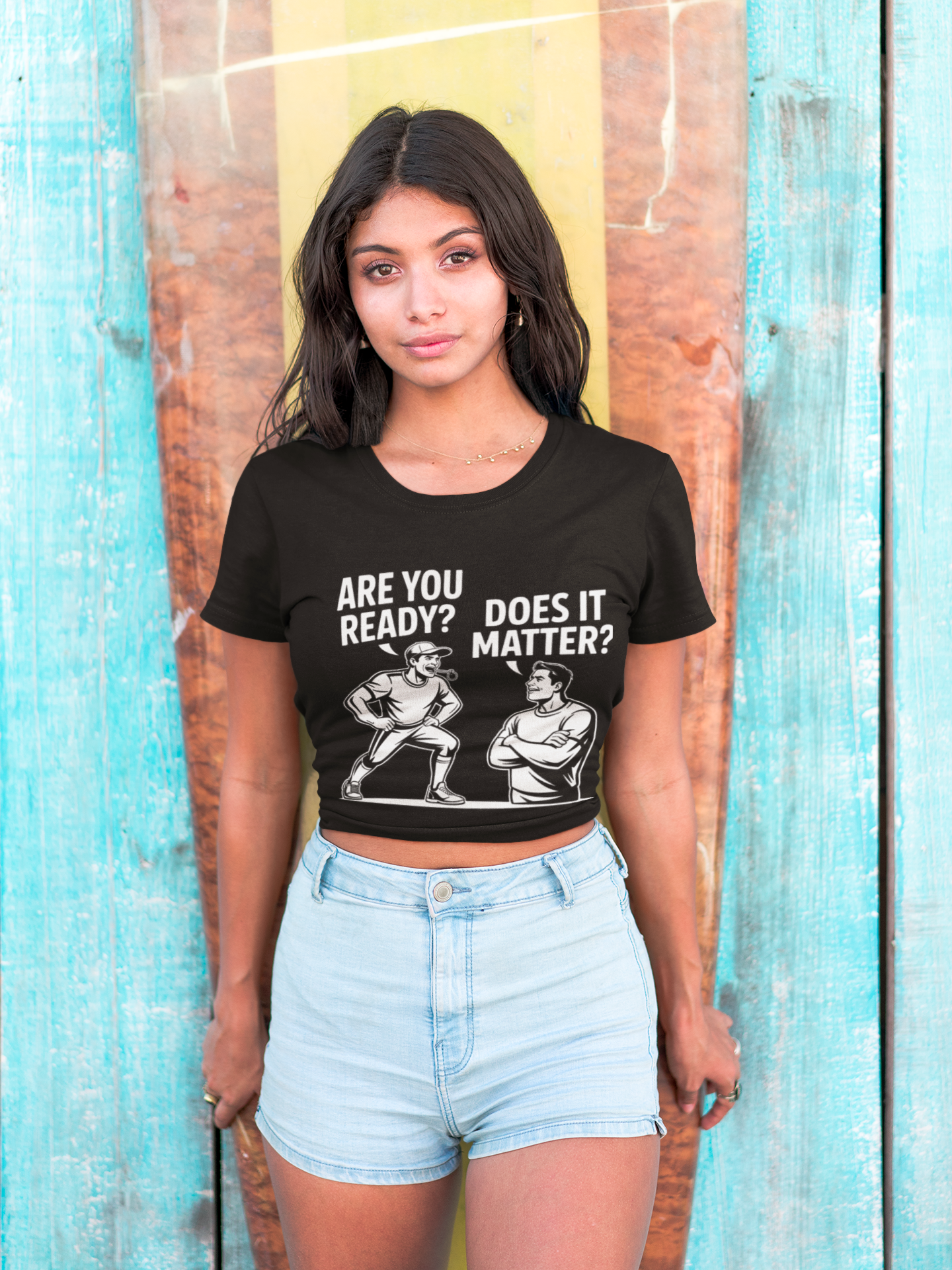 Ready? Does It Matter? Unisex Moisture Wicking Tee, Gym Shirt, Workout Top, Fitness Tee, Motivational Clothing, Casual Wear, Activewear
