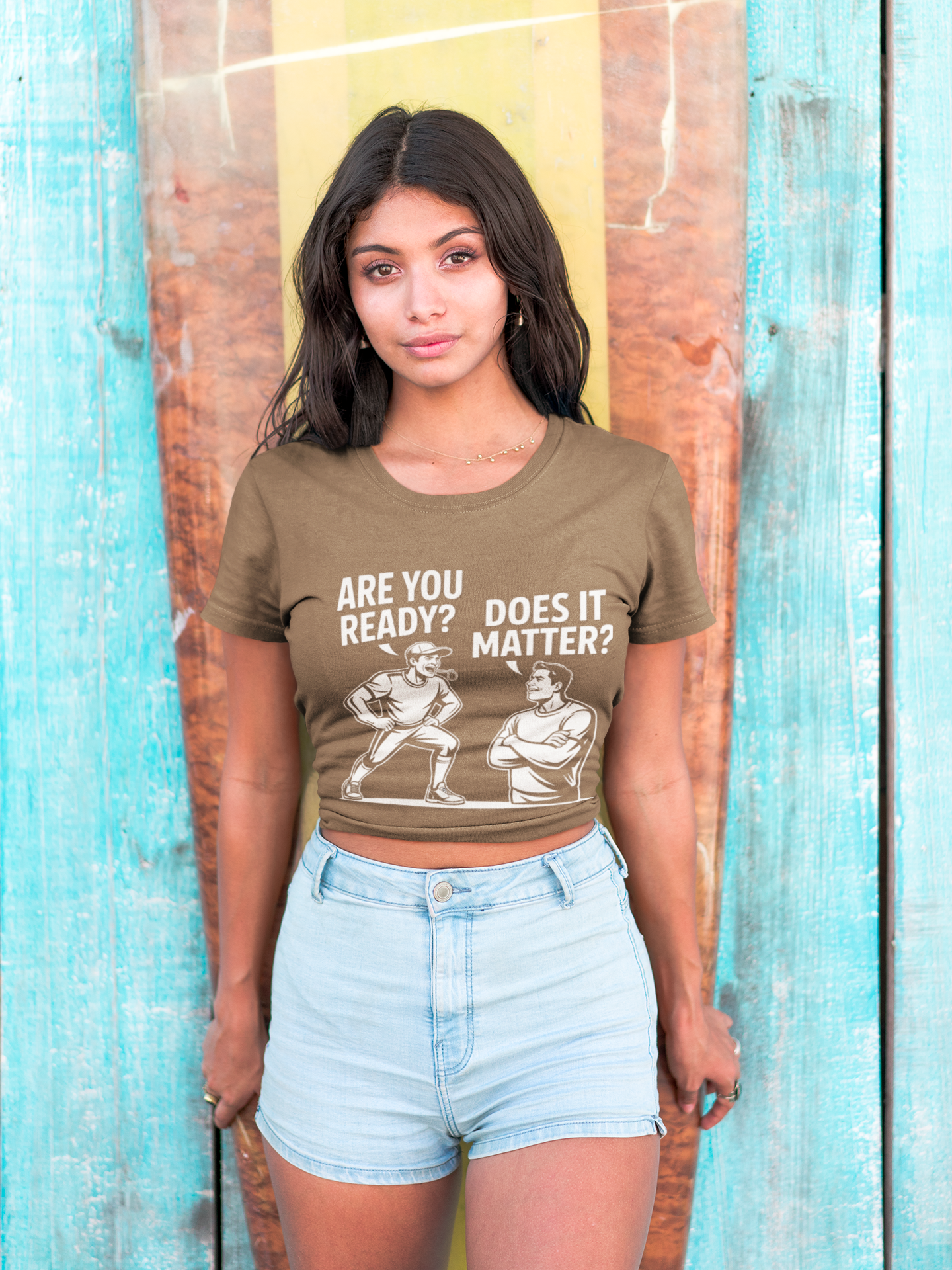 Ready? Does It Matter? Unisex Moisture Wicking Tee, Gym Shirt, Workout Top, Fitness Tee, Motivational Clothing, Casual Wear, Activewear