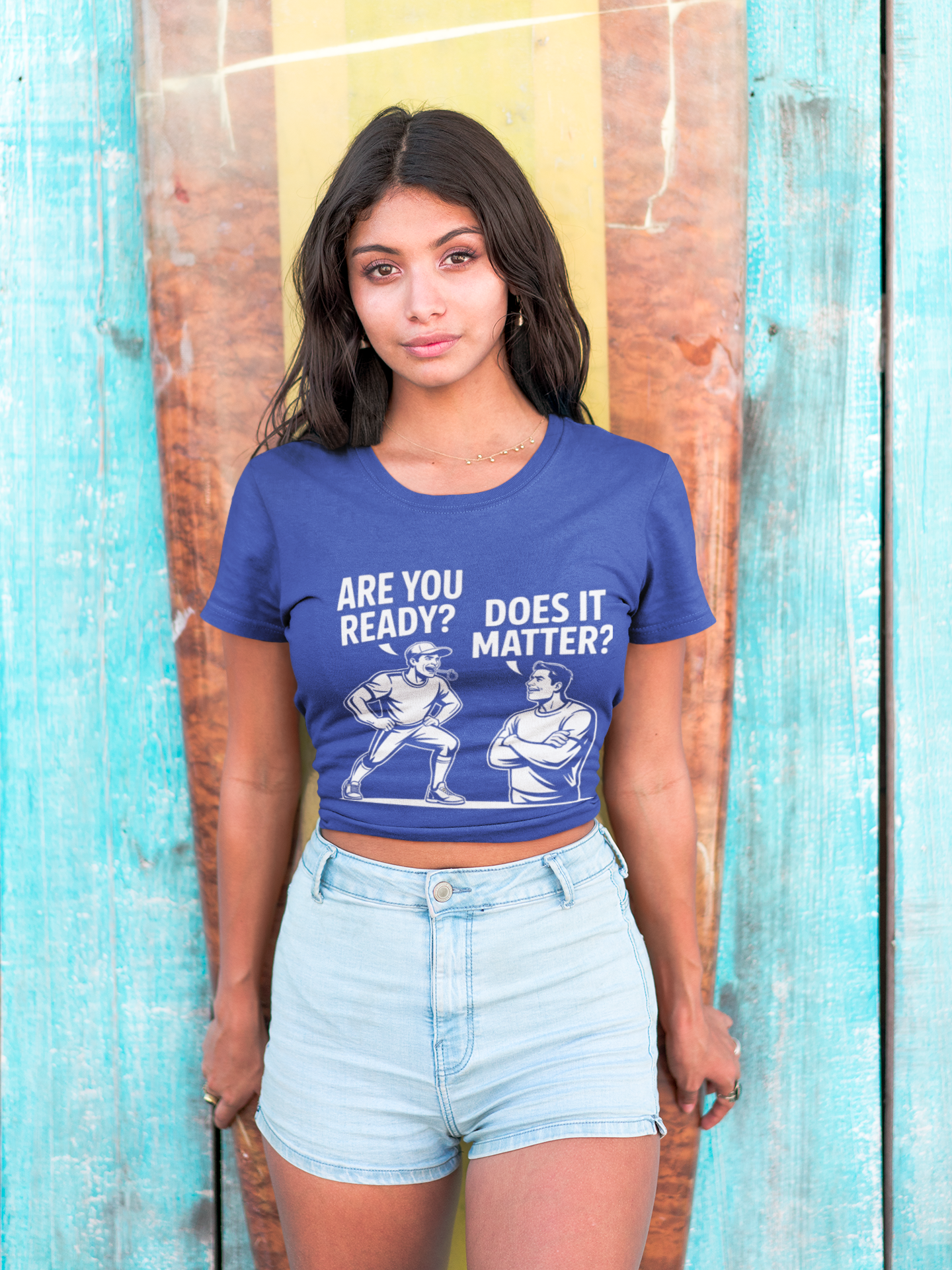 Ready? Does It Matter? Unisex Moisture Wicking Tee, Gym Shirt, Workout Top, Fitness Tee, Motivational Clothing, Casual Wear, Activewear