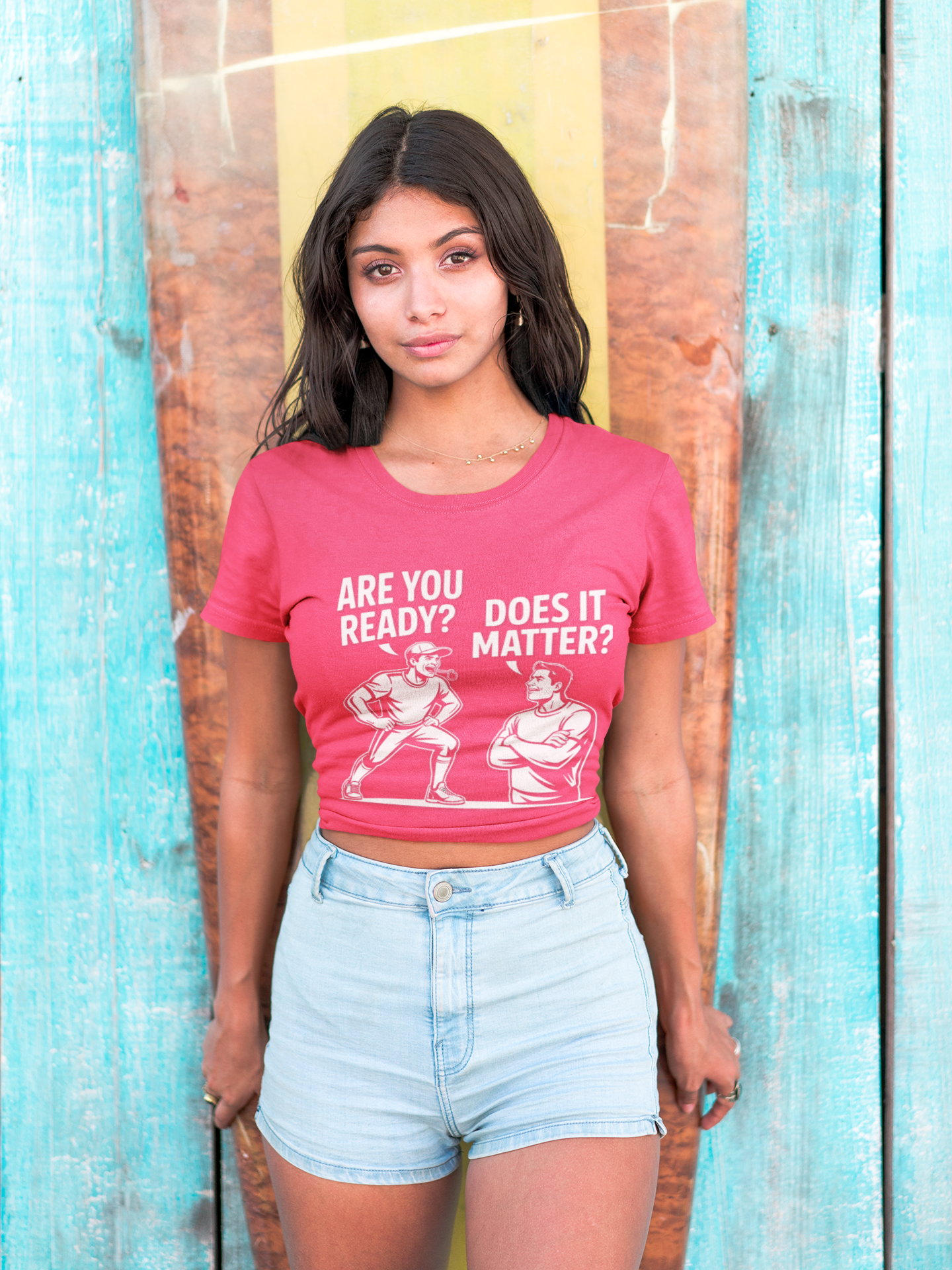 Ready? Does It Matter? Unisex Moisture Wicking Tee, Gym Shirt, Workout Top, Fitness Tee, Motivational Clothing, Casual Wear, Activewear