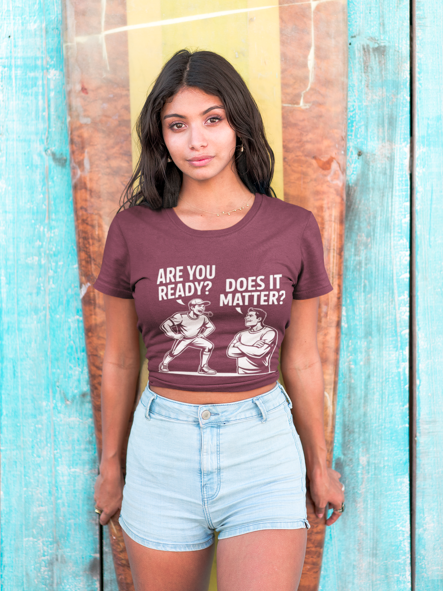 Ready? Does It Matter? Unisex Moisture Wicking Tee, Gym Shirt, Workout Top, Fitness Tee, Motivational Clothing, Casual Wear, Activewear