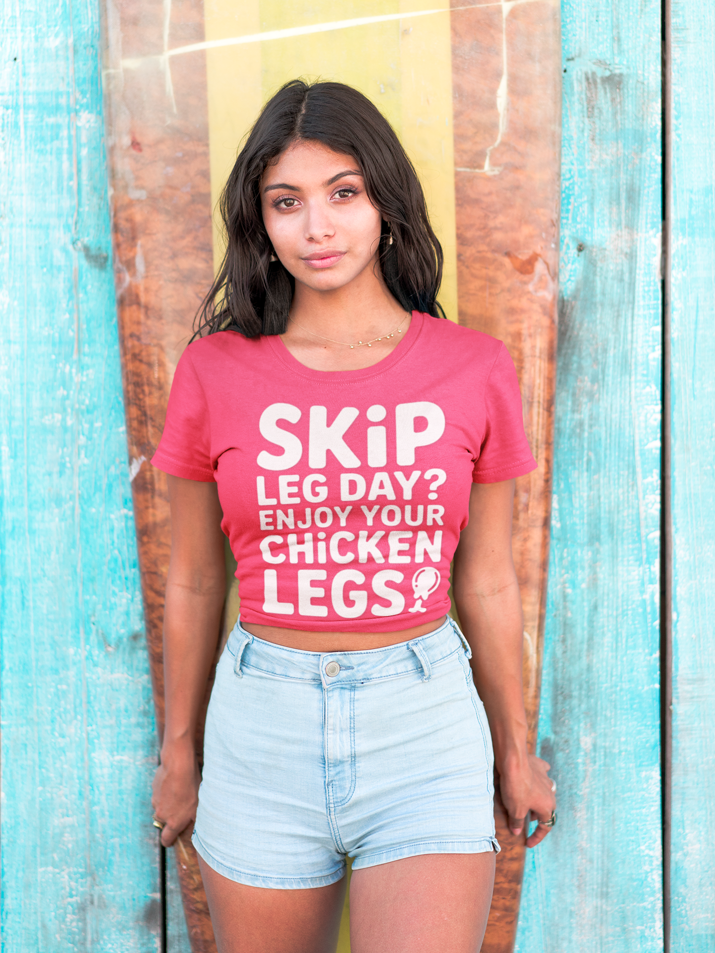 Skip Leg Day? Funny Unisex Tee, Workout Humor Shirt, Fitness Gift, Gym Apparel, Moisture Wicking T-Shirt for Fitness Lovers