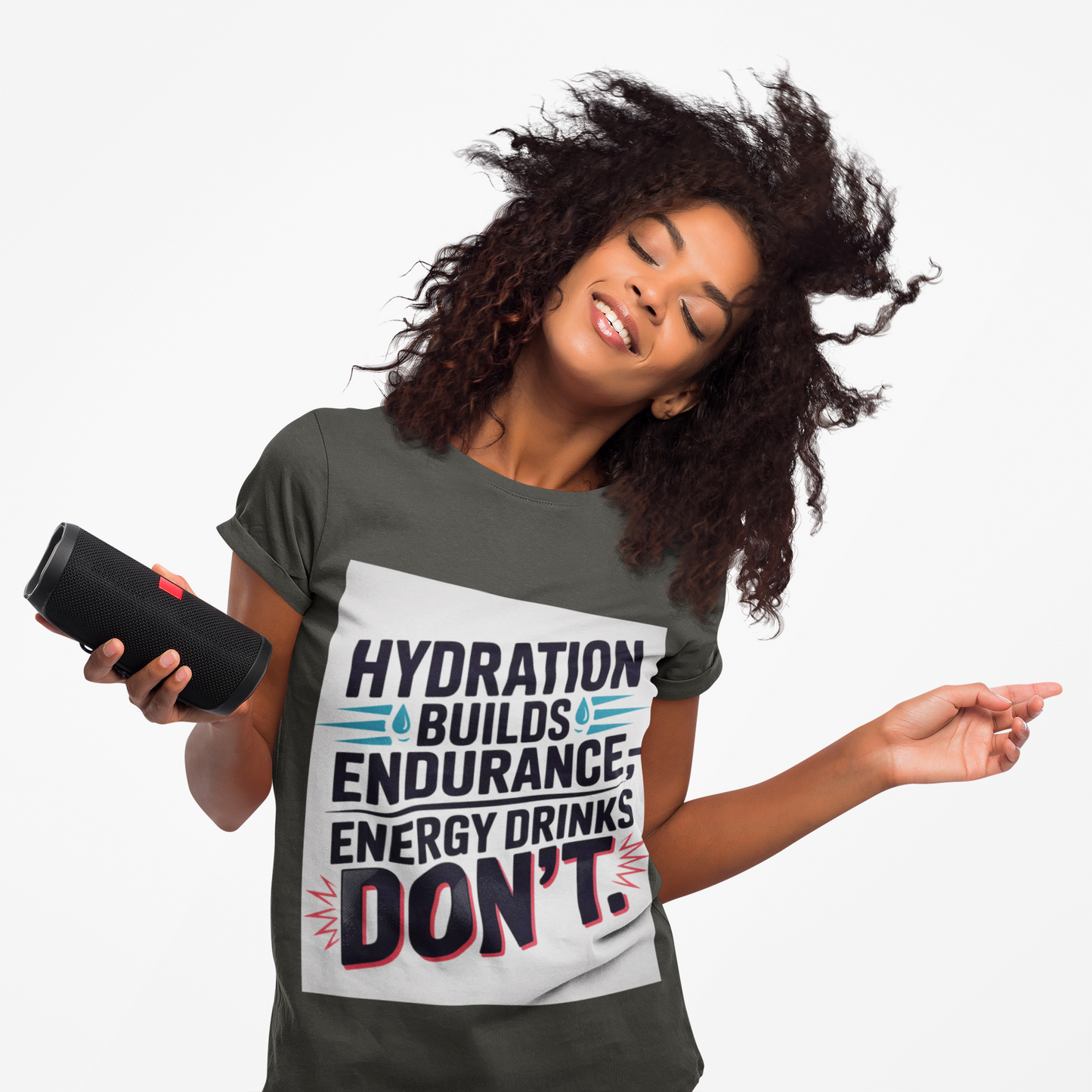Hydration Tips Unisex Performance T-shirt, Workout Tee, Fitness Apparel, Activewear, Sports Shirt, Gym Outfit