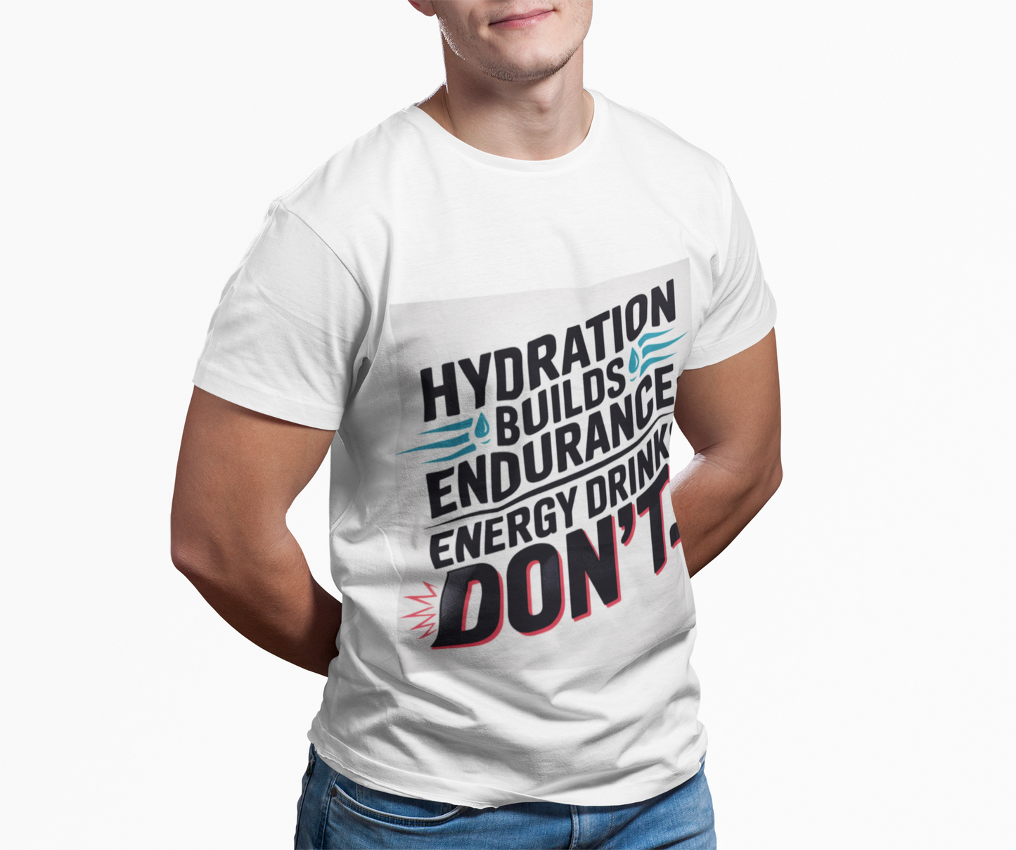 Hydration Tips Unisex Performance T-shirt, Workout Tee, Fitness Apparel, Activewear, Sports Shirt, Gym Outfit