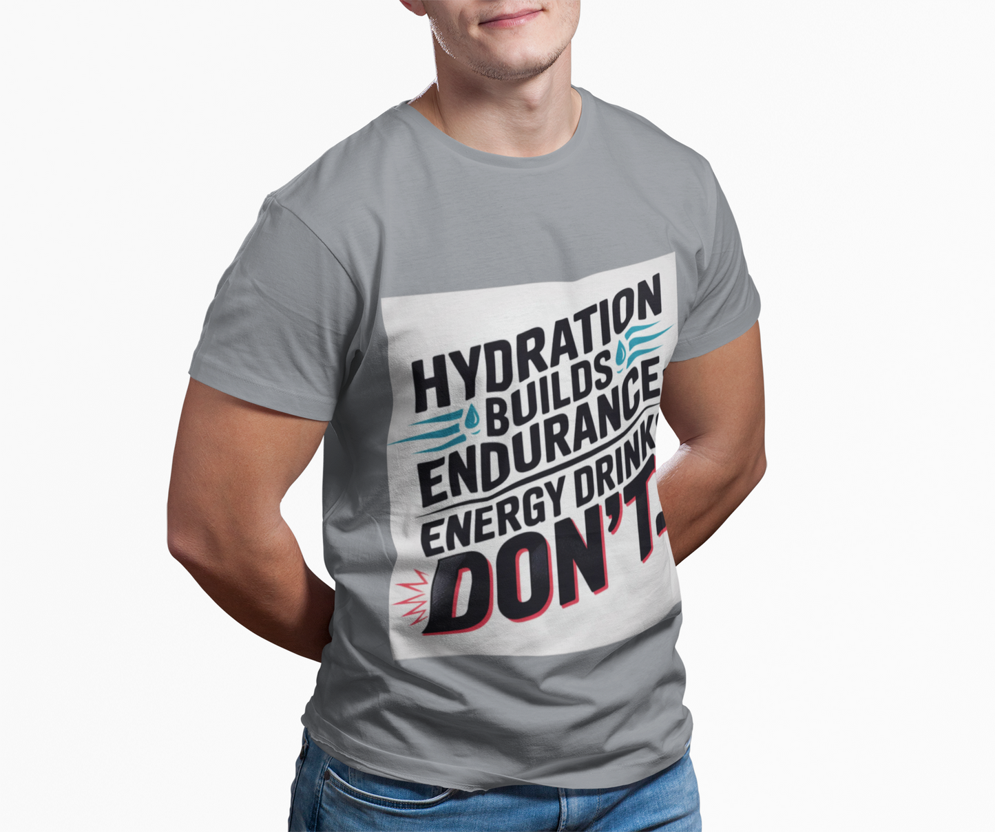 Hydration Tips Unisex Performance T-shirt, Workout Tee, Fitness Apparel, Activewear, Sports Shirt, Gym Outfit