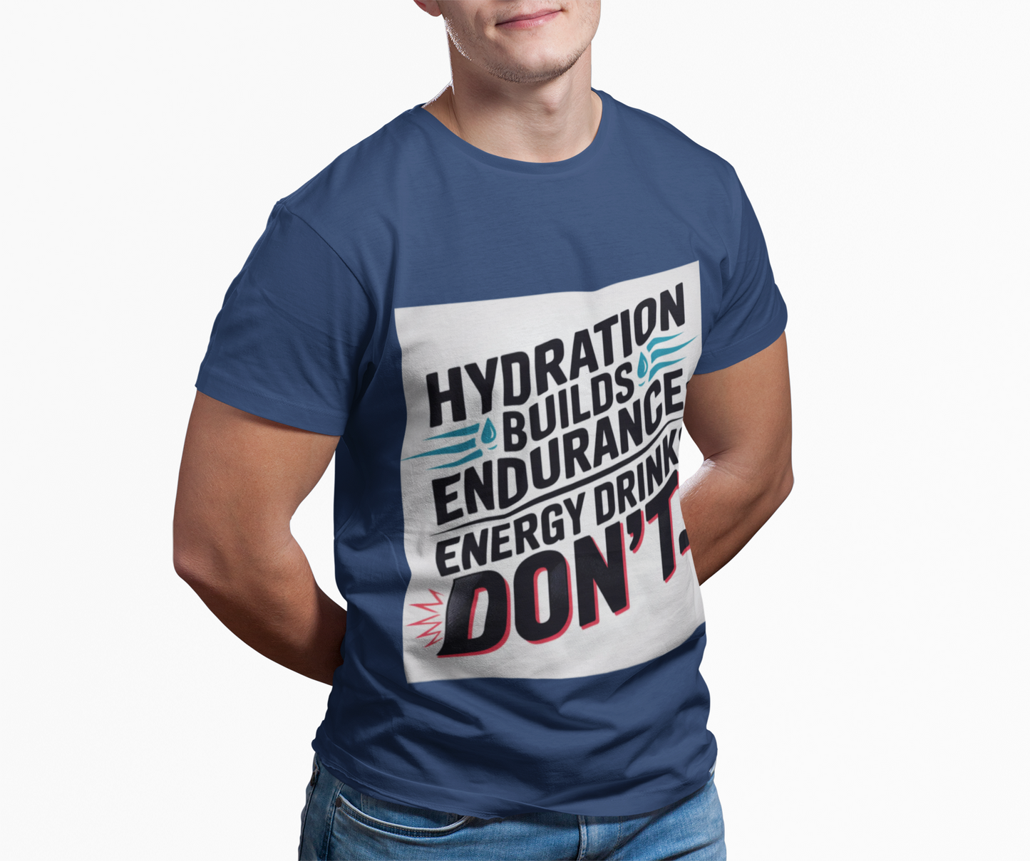 Hydration Tips Unisex Performance T-shirt, Workout Tee, Fitness Apparel, Activewear, Sports Shirt, Gym Outfit