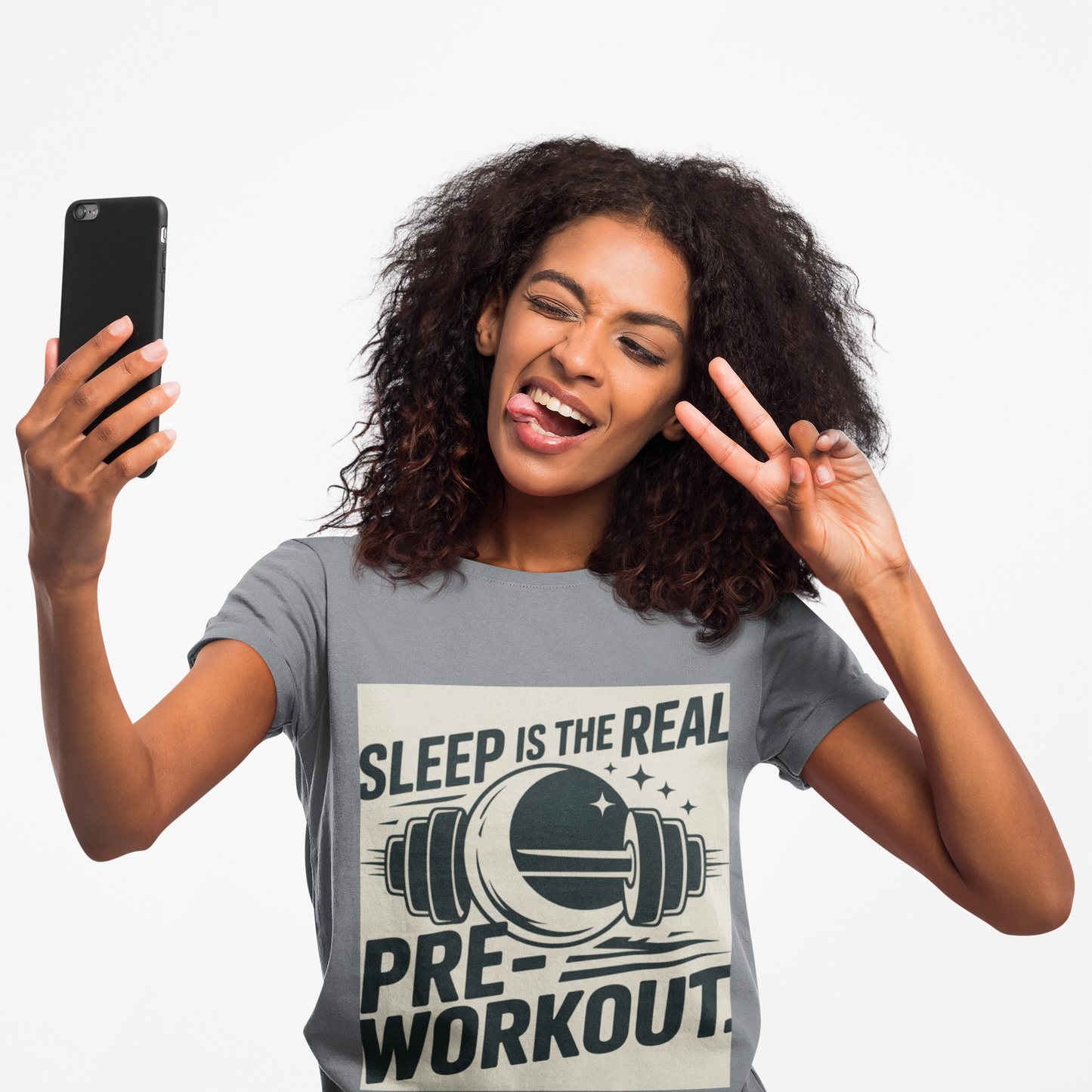 Sleep is The Real Pre-Workout with Background Unisex Zone Performance T-shirt - HustleHealthShop