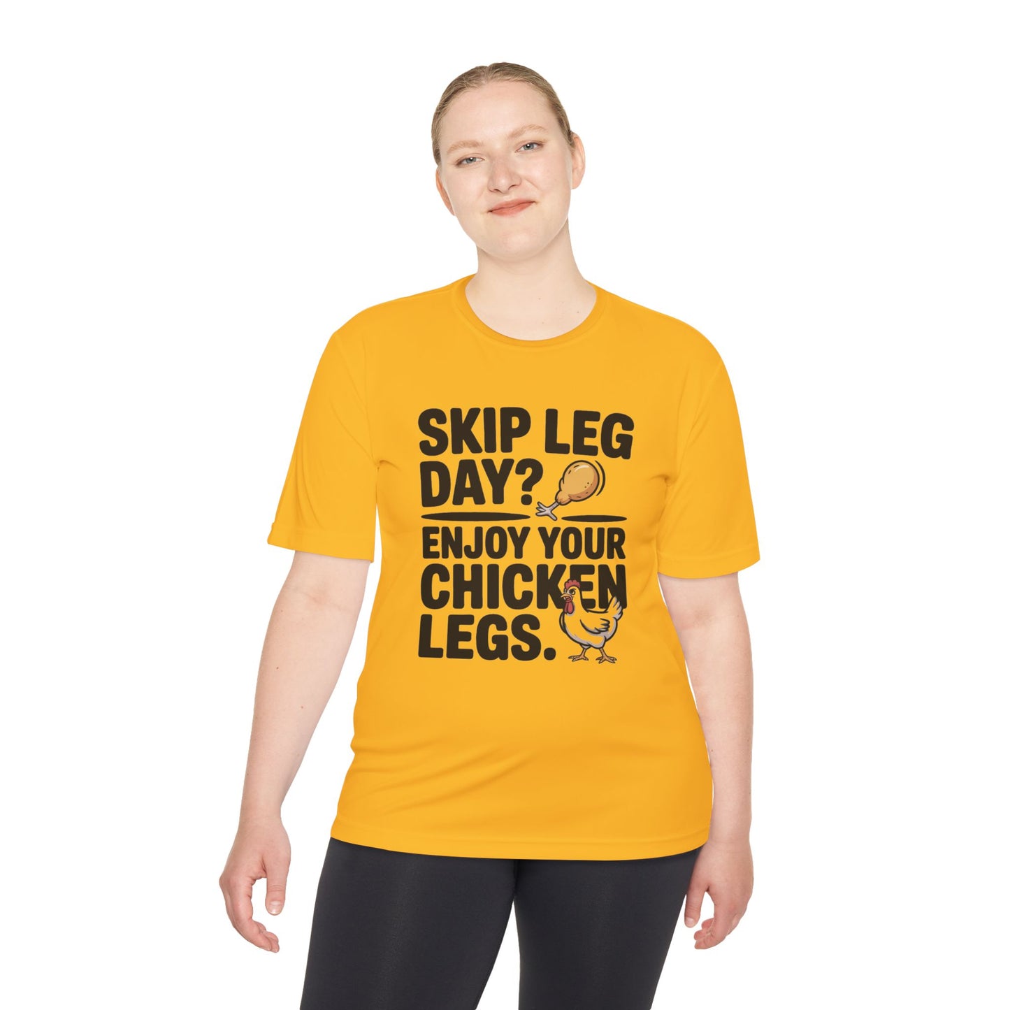 Skip Leg Day Tee Funny Fitness T-Shirt, Workout Humor Shirt, Unisex Sportswear, Gym Gift for Friends