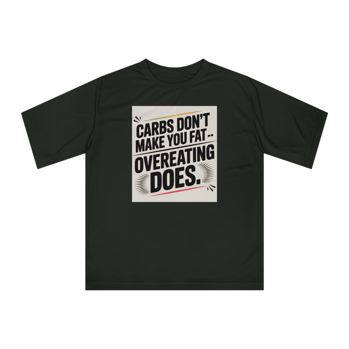 Performance Motivational T-shirt with Fitness Quote, Gym Shirt, Workout Tee, Casual Athletic Wear, Gift for Fitness Lovers