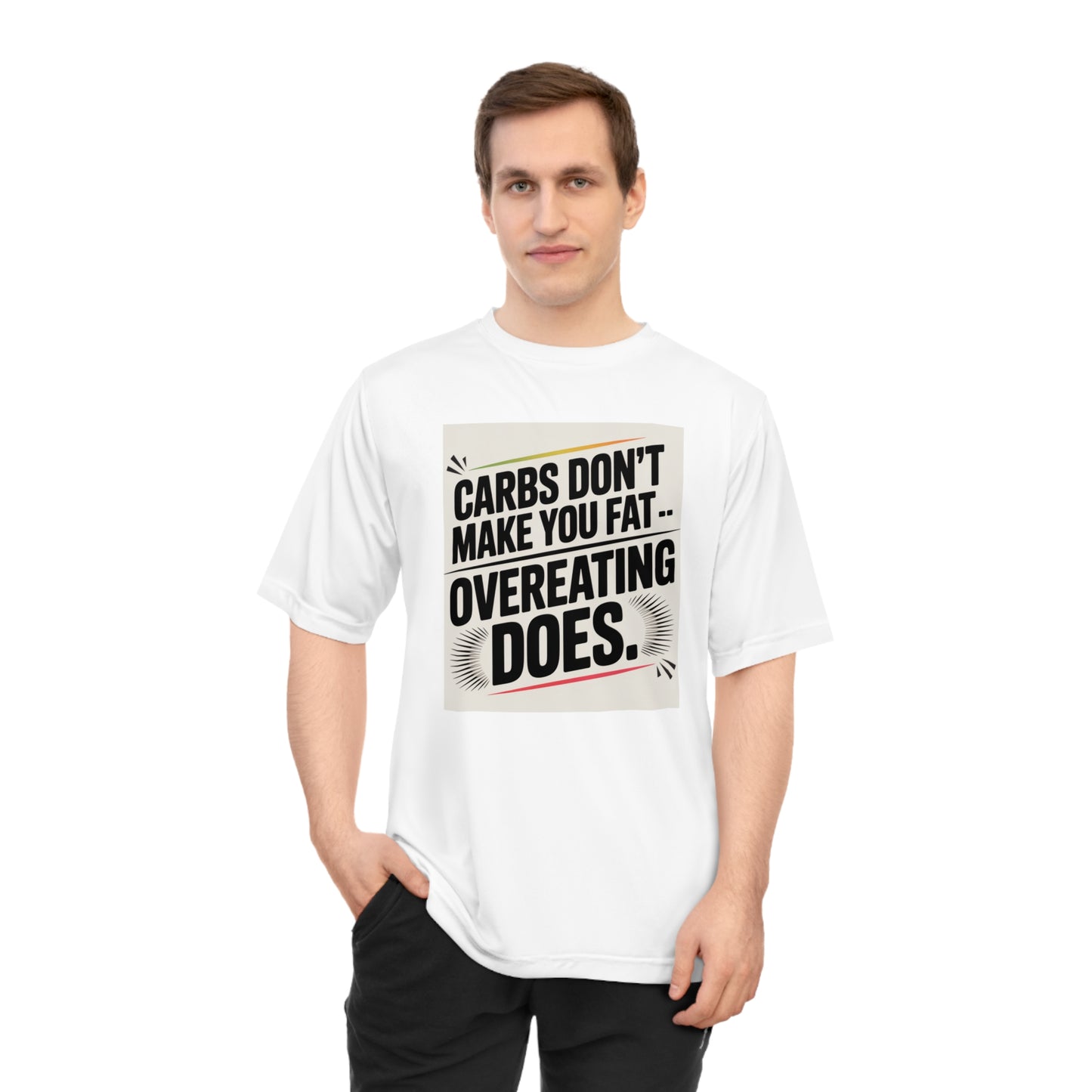 Performance Motivational T-shirt with Fitness Quote, Gym Shirt, Workout Tee, Casual Athletic Wear, Gift for Fitness Lovers