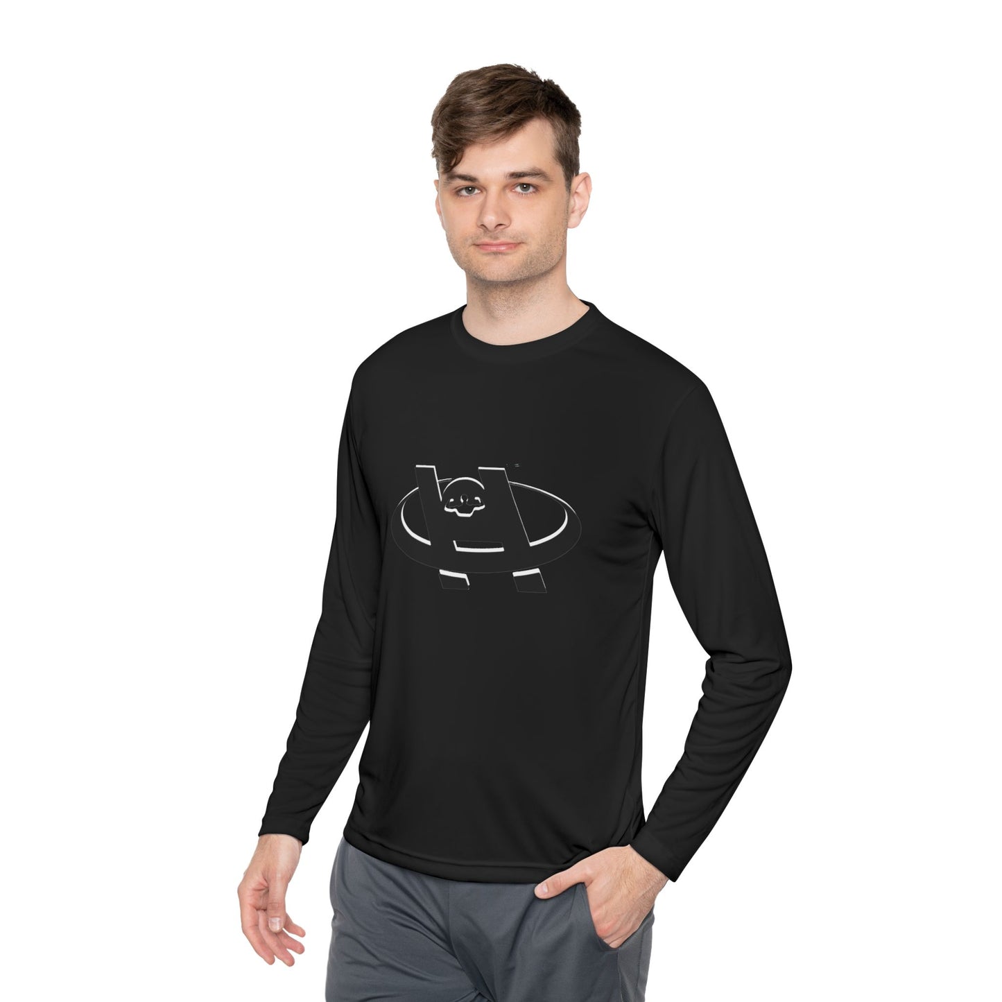Unisex Hustle Health & Fitness Long Sleeve Tee - Fitness, Workout, Gym, Motivation, Sportswear